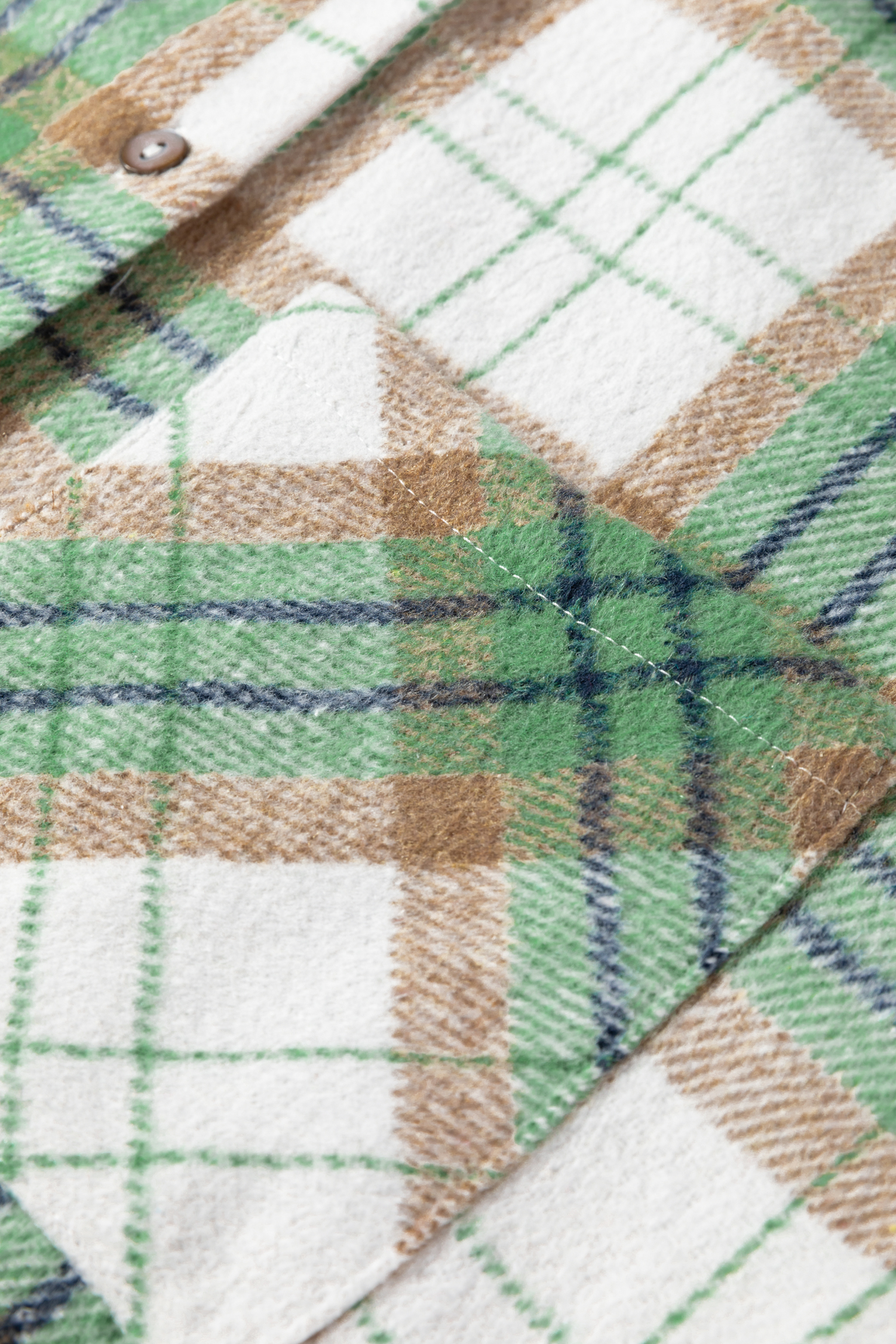 Red Christmas Plaid Casual Flannel Shacket