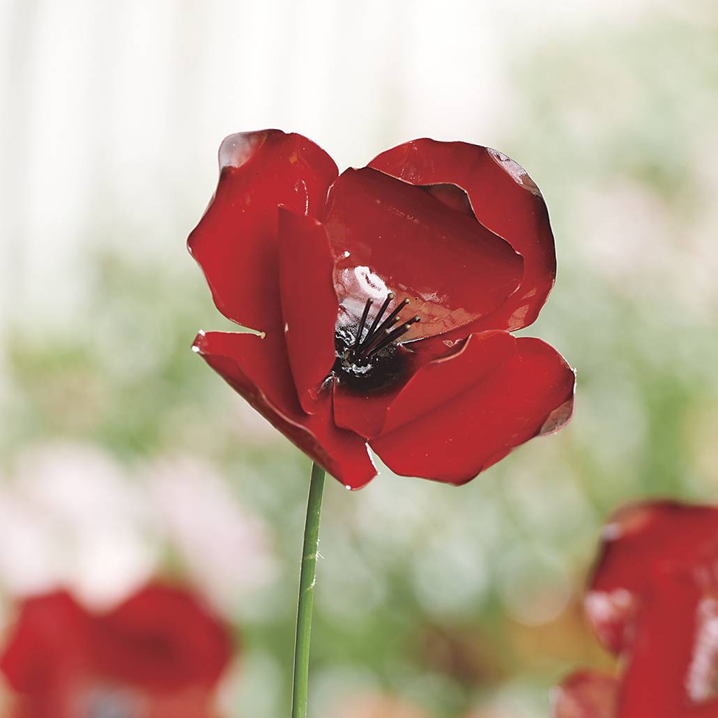 Poppy Garden Stake - Signals Catalog