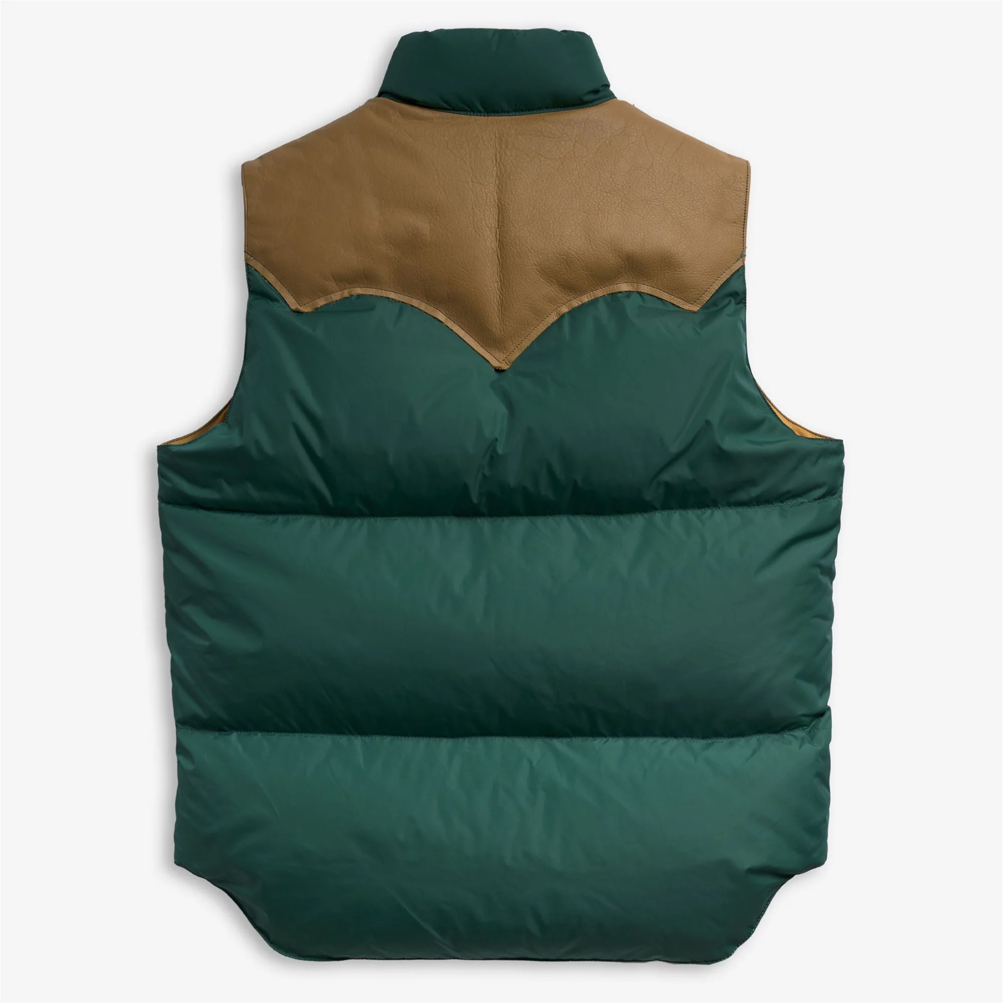 DOWN VEST - Jackets - Vest - Unisex - PINE GREEN- MASTARD YELLOW