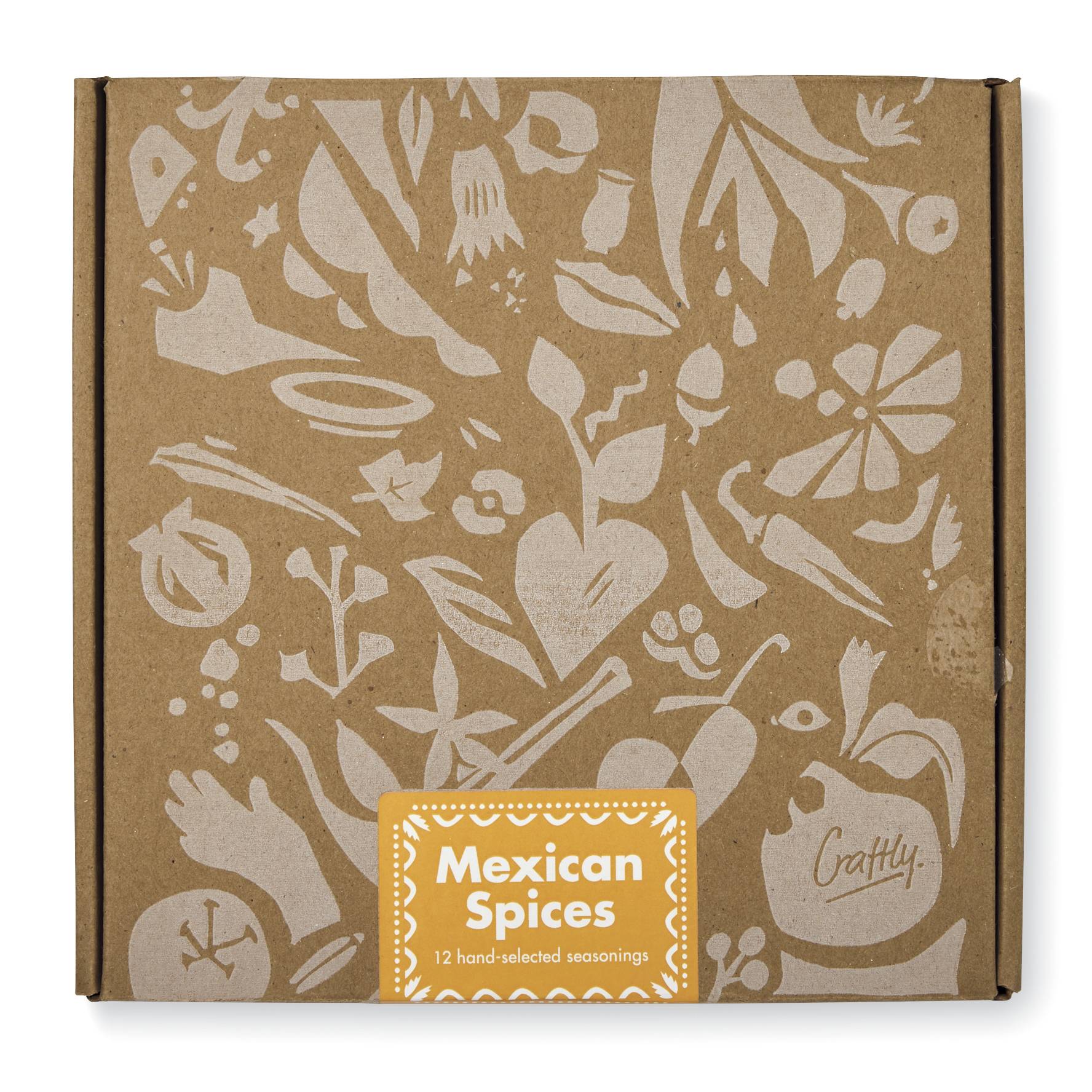Mexican Botanical Spice Set, Set of 12 for Cooking with Recipe Card - Signals Catalog