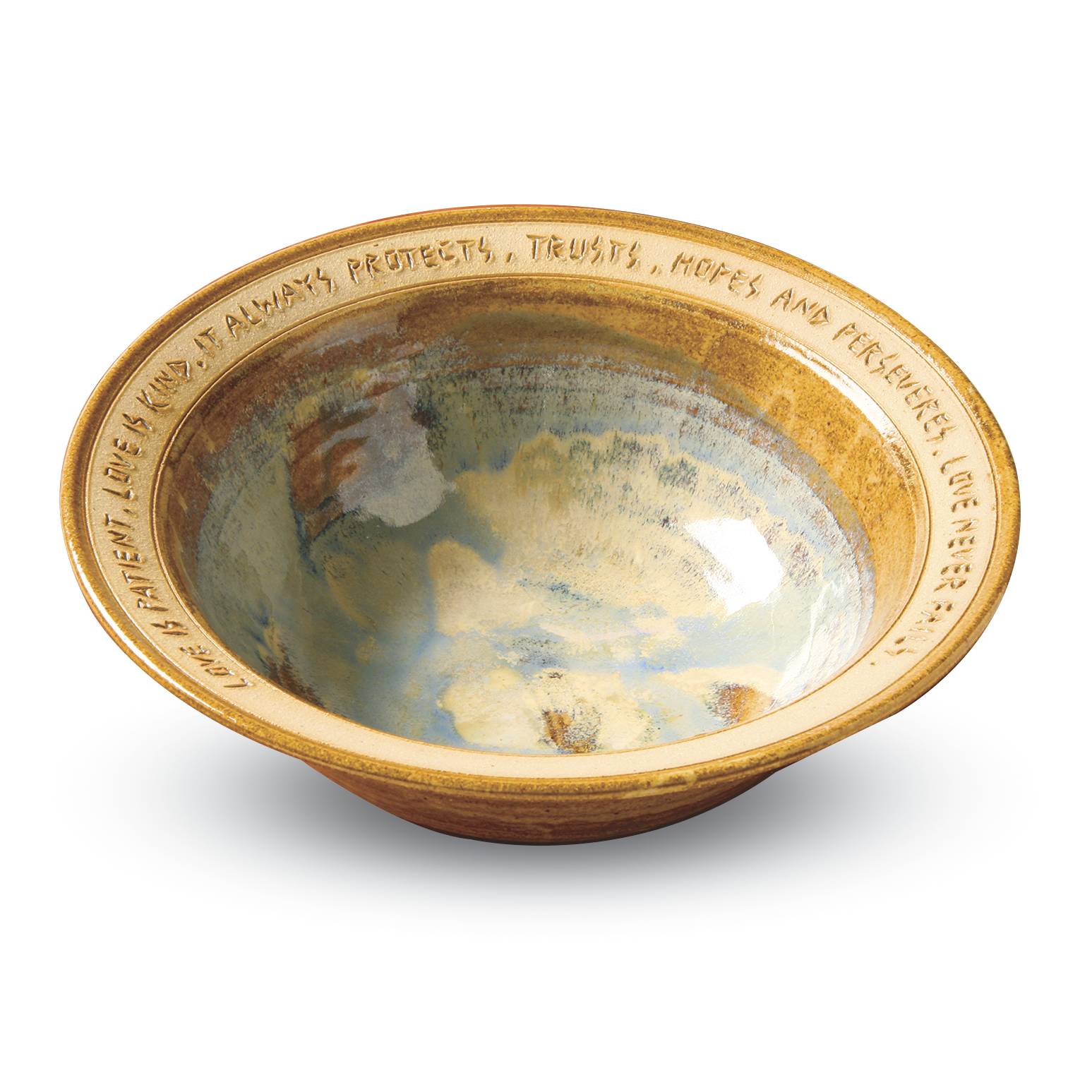Love Is Patient Artist-Made Wedding Bowl - Signals Catalog