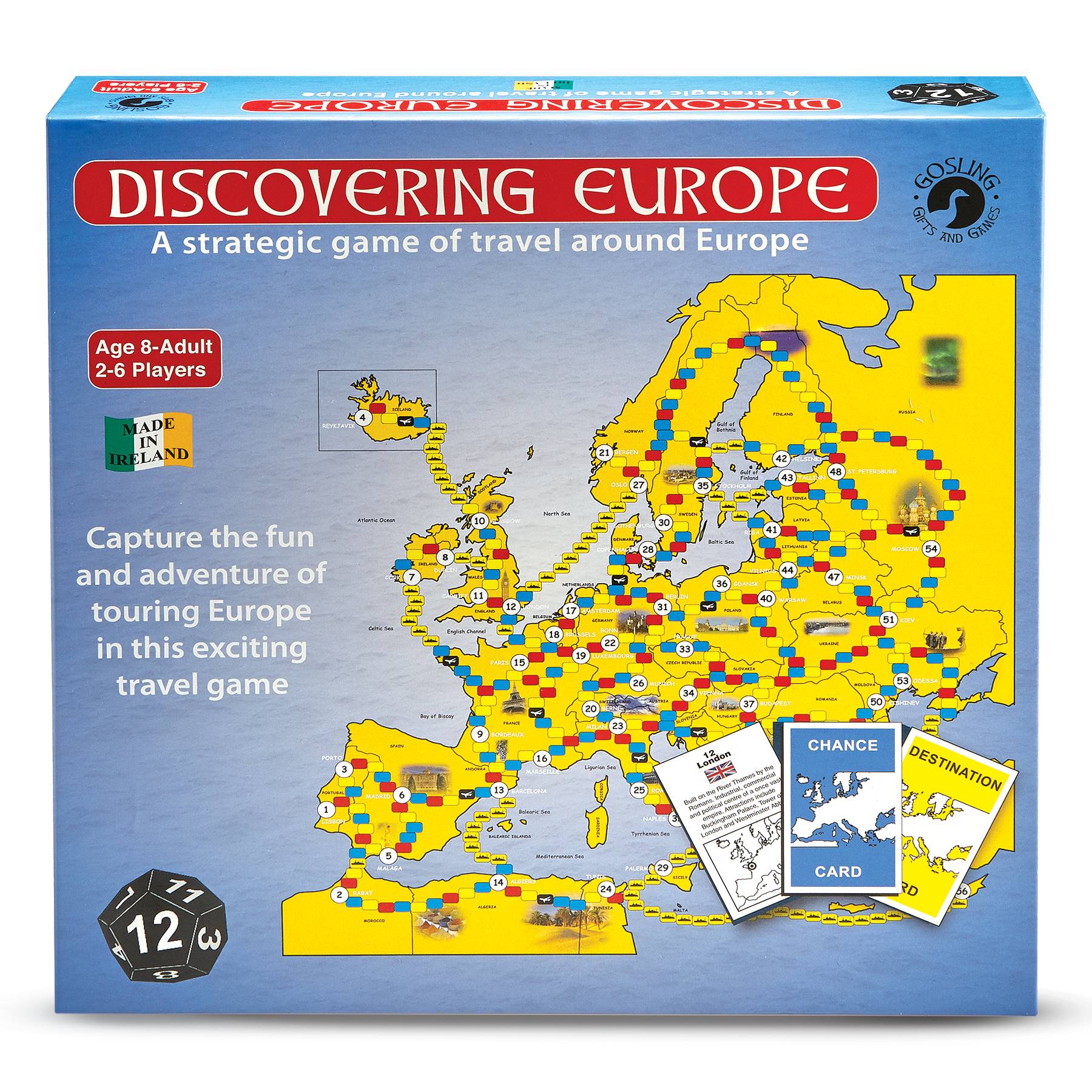 Discovering Europe Game, Build Geography Skills, Plan Travel Routes - Signals Catalog