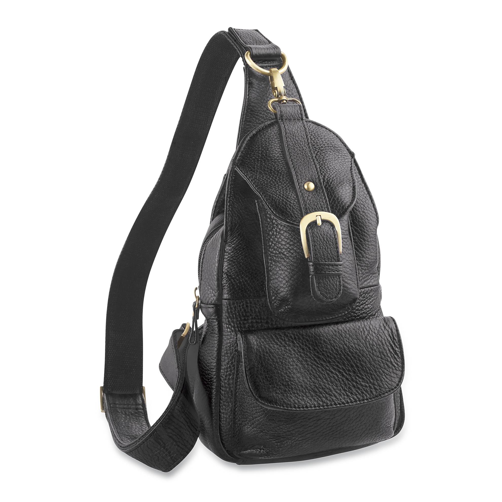 Cowhide Leather Sling Bag - Signals Catalog
