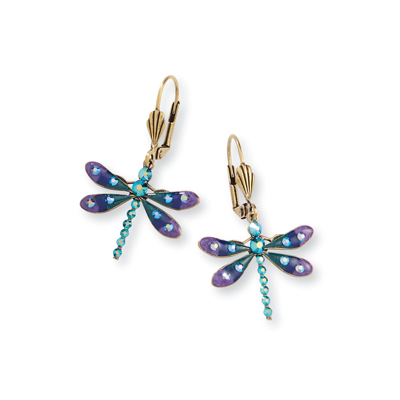 Crystal Dragonfly Earrings - Signals Catalog