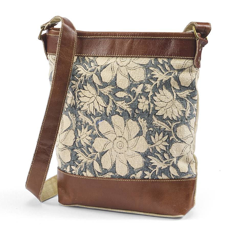 Tapestry and Canvas Tote Bag, Crossbody, Cotton - Signals Catalog
