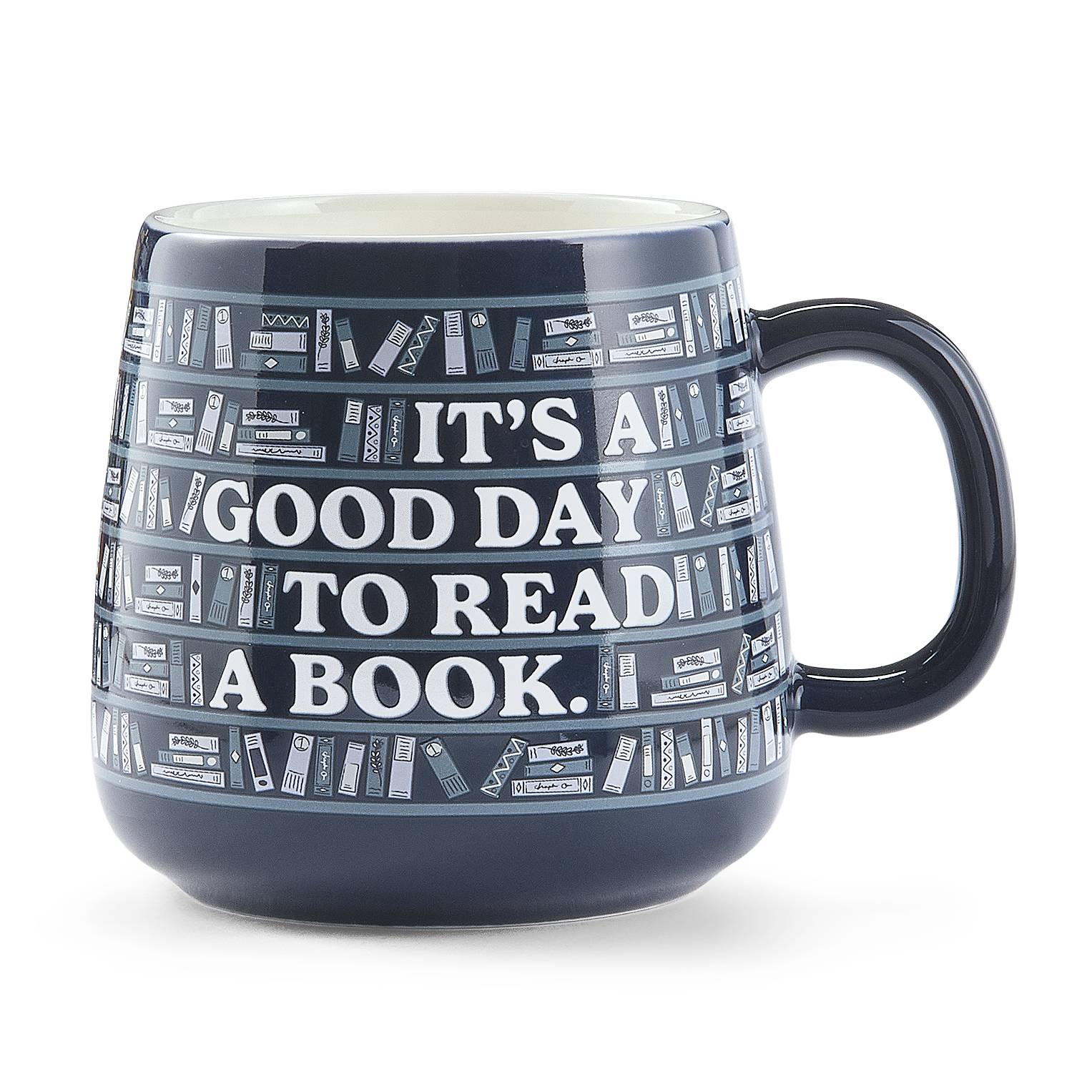 It’s a Good Day to Read a Book Mug, Ceramic, Dishwasher/Microwave Safe - Signals Catalog