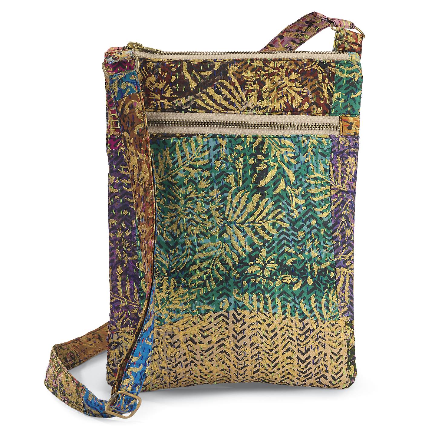 Silk Kantha Embroidered Bag - Signals Catalog