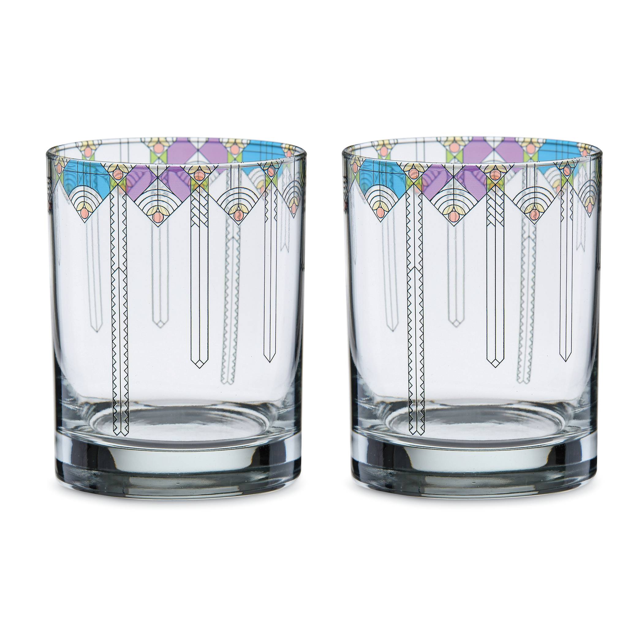 Frank Lloyd Wright® April Showers Tumblers, Set of 2 - Signals Catalog