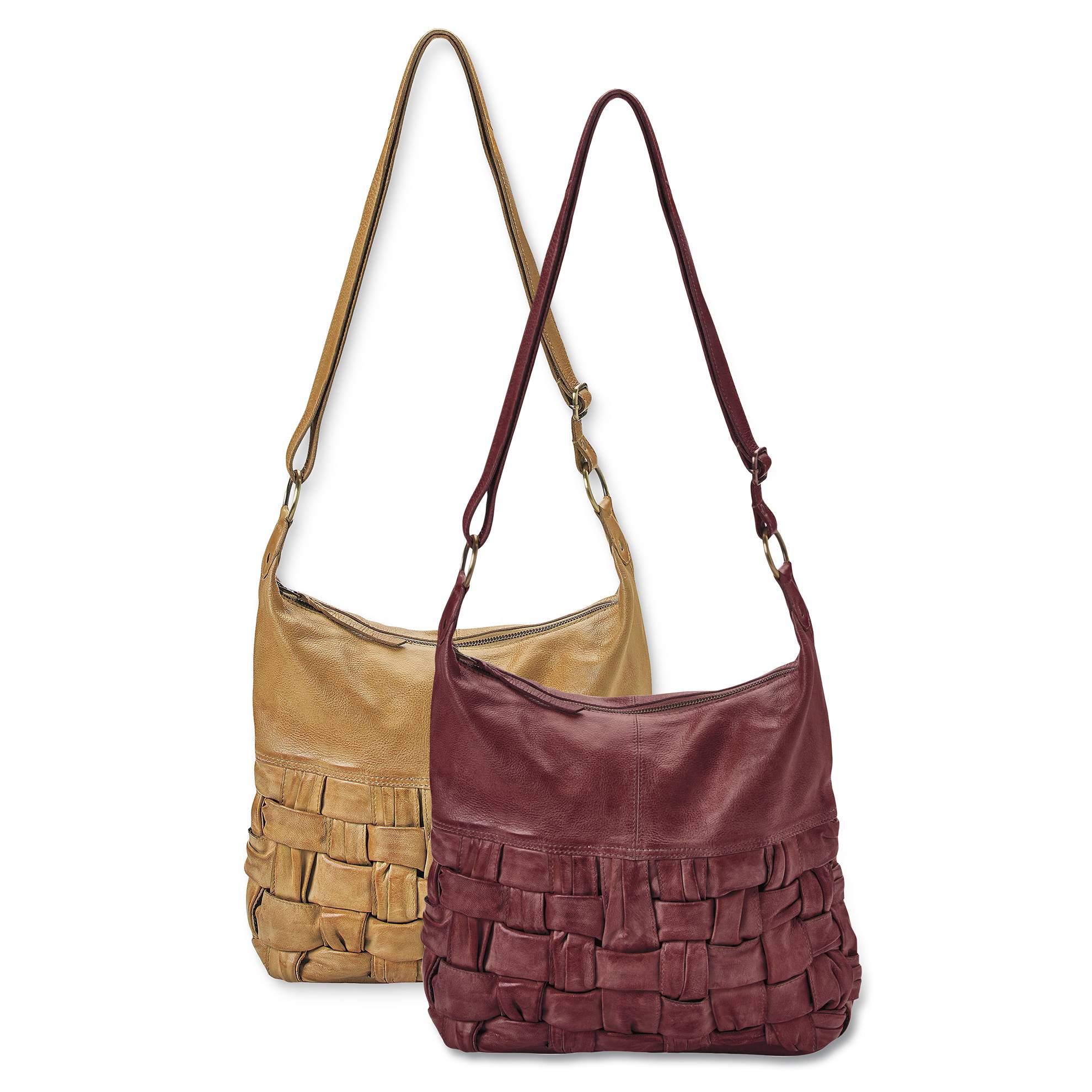 Woven Crossbody Slouch Bag - Signals Catalog
