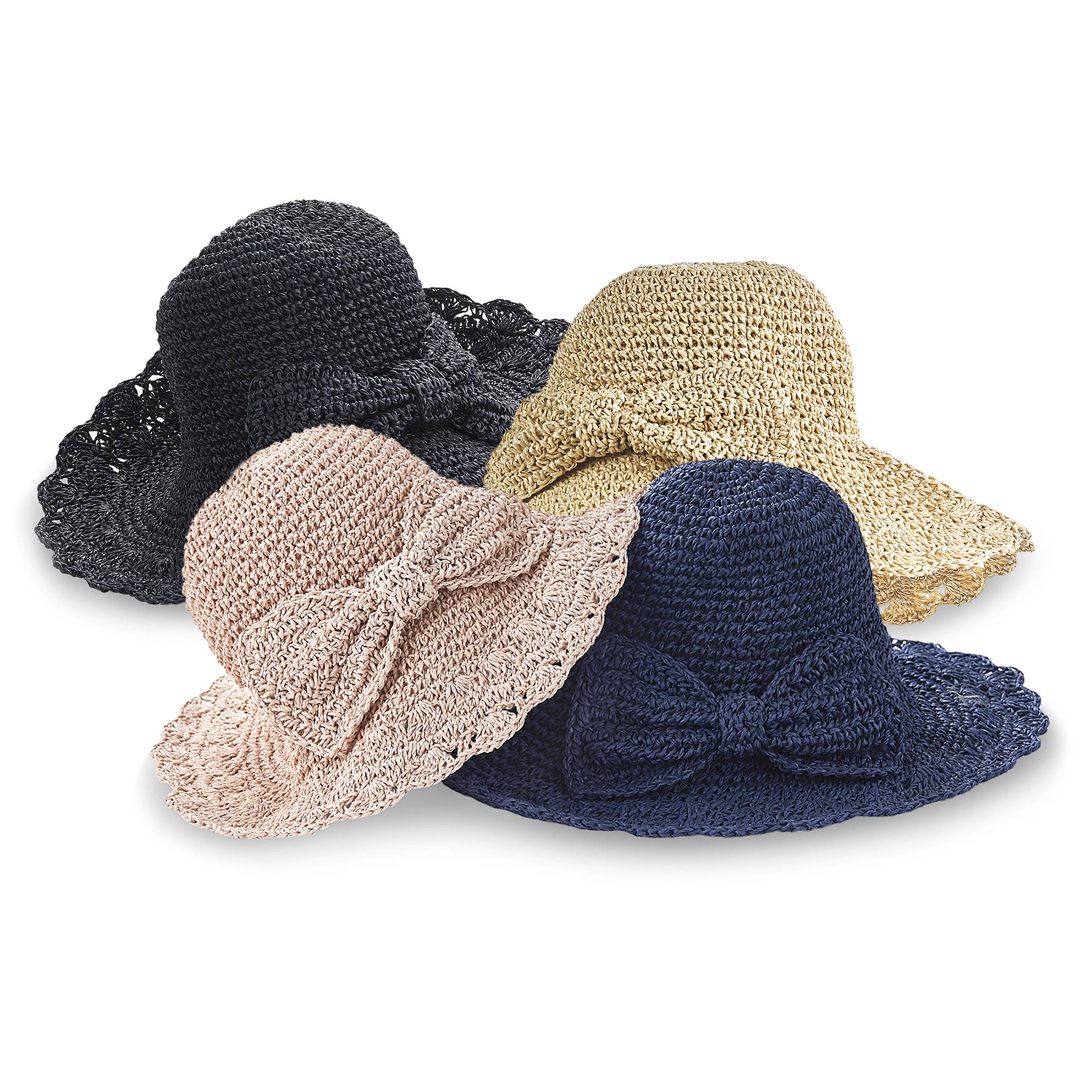 Packable Crocheted Edge Hat - Signals Catalog