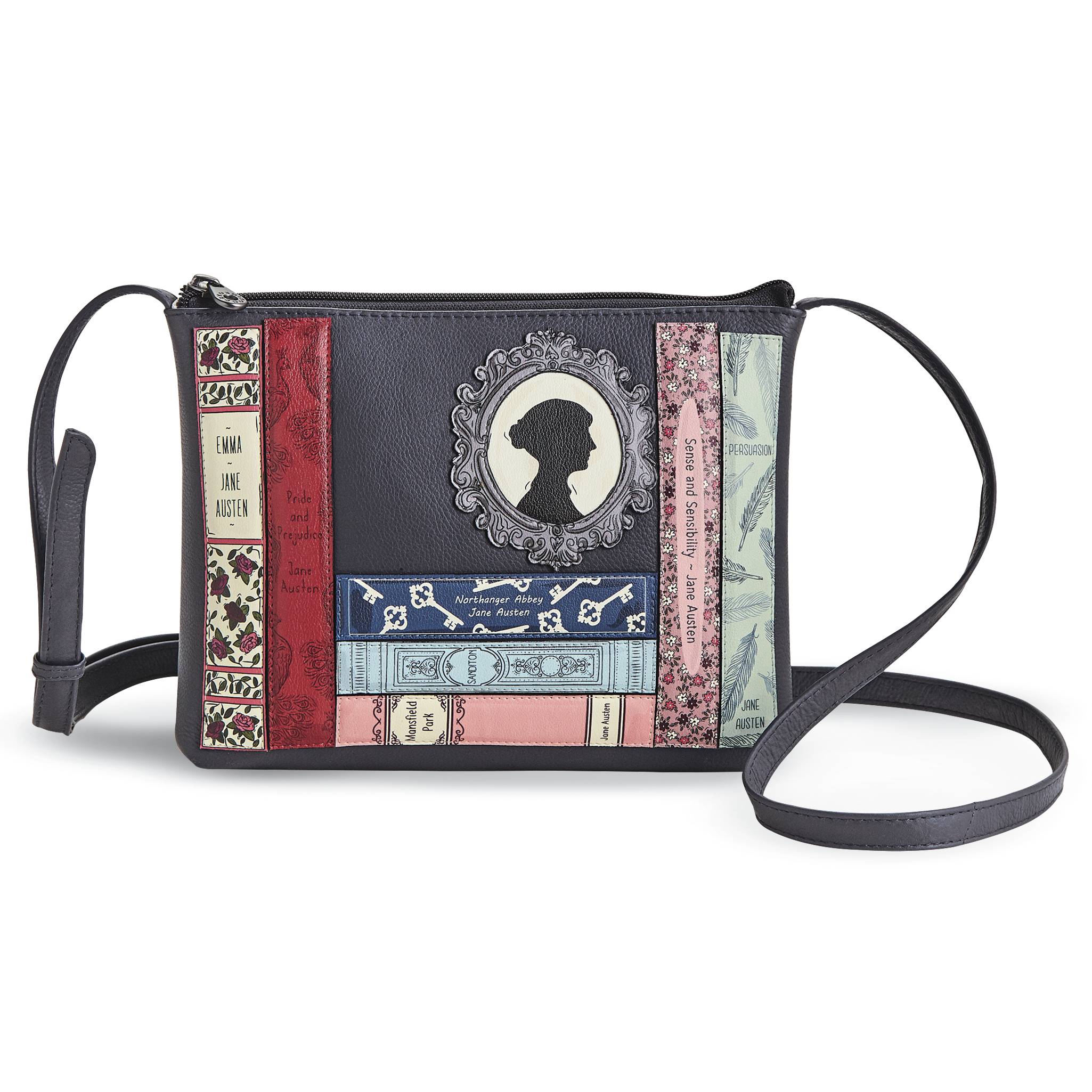 Jane Austen Leather Crossbody Bag - Signals Catalog