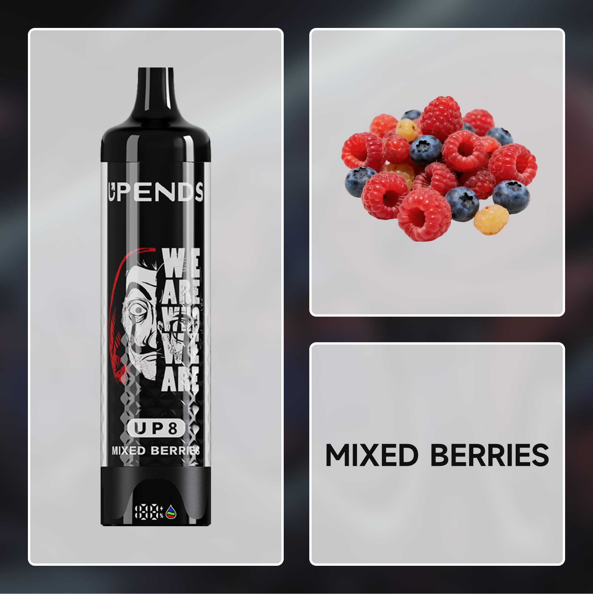 UPENDS 8-60000 PUFFS-Mixed Berries