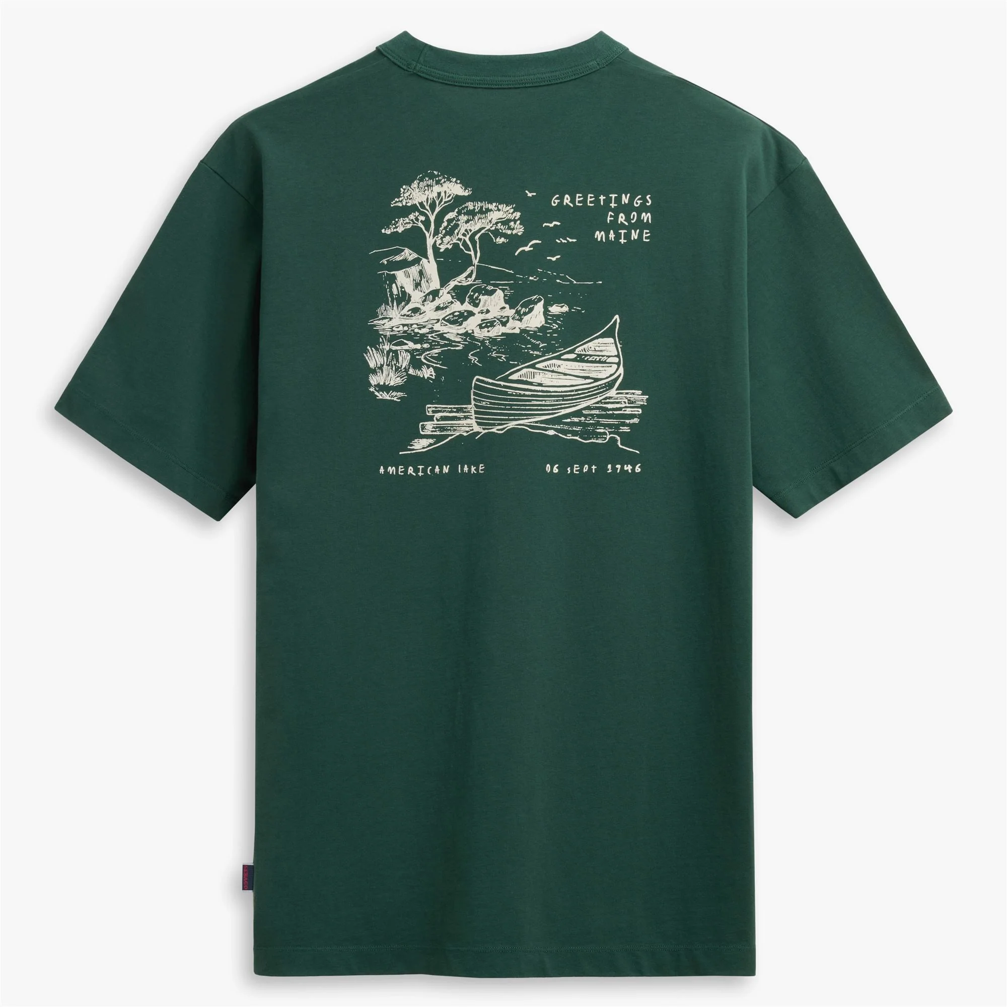 WYMANLAKE - T-ShirtsTop - T-Shirt - Unisex - GREEN BISTRO