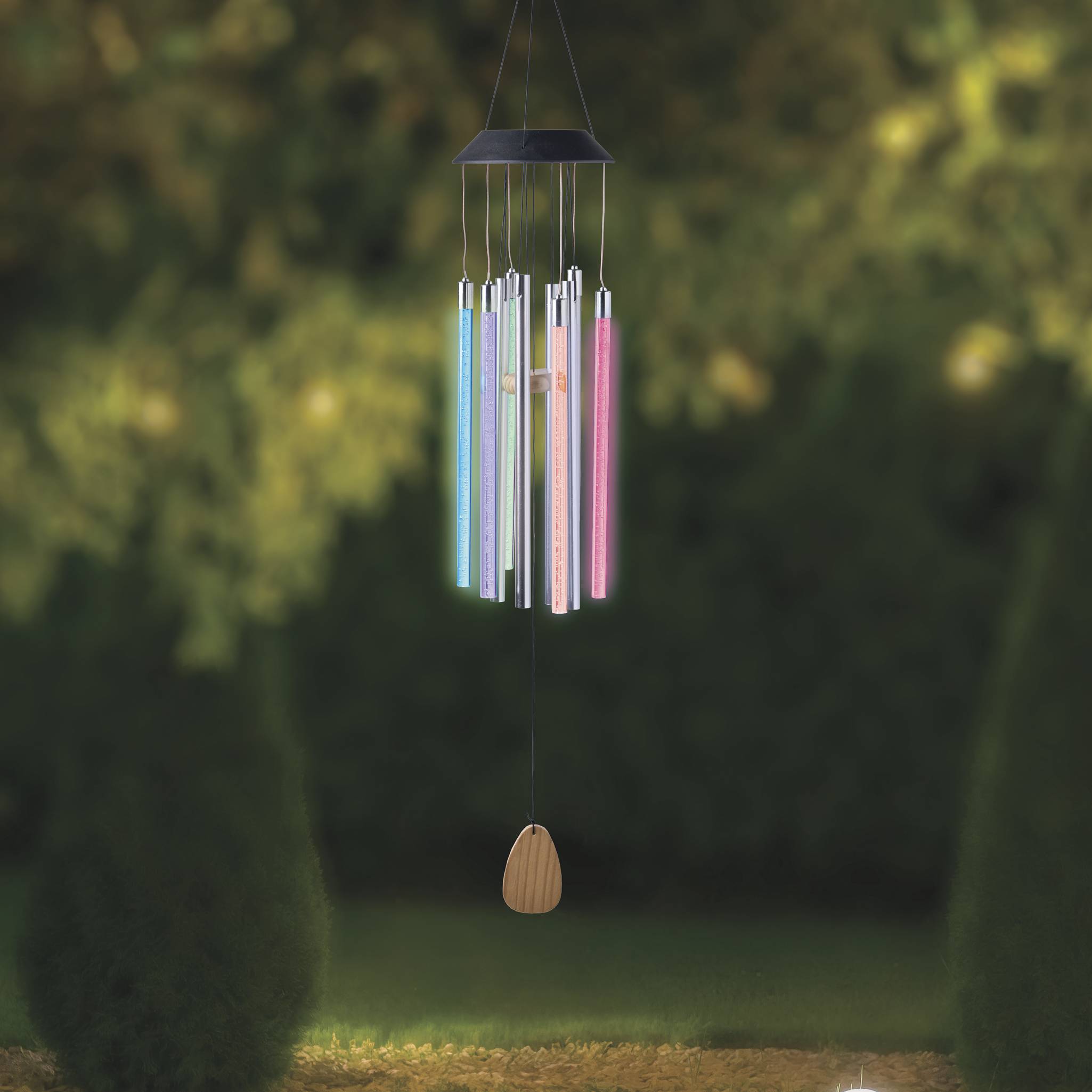 Solar Color-Changing Windchime - Signals Catalog