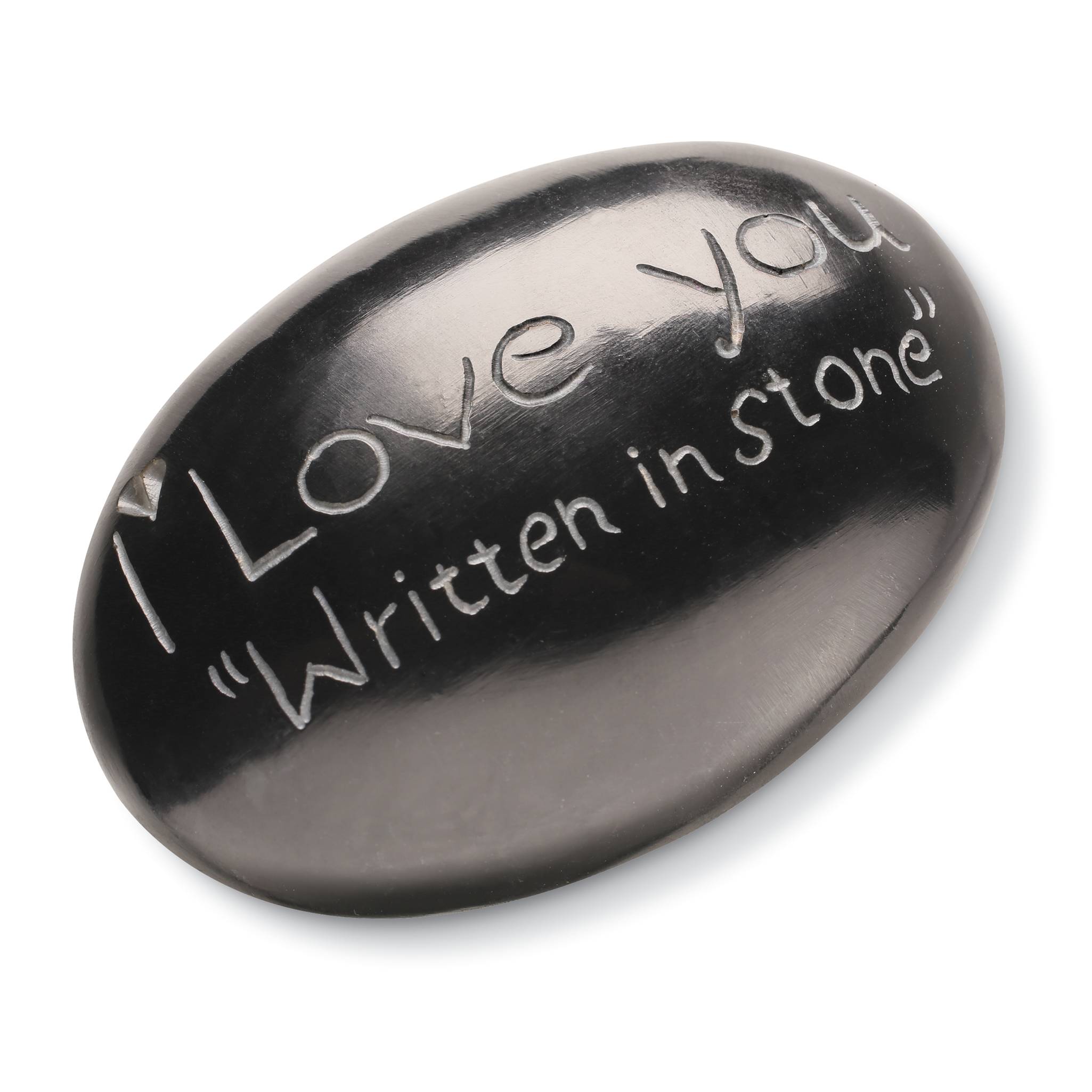 I Love You Written in Stone, Soapstone, Keepsake - Signals Catalog