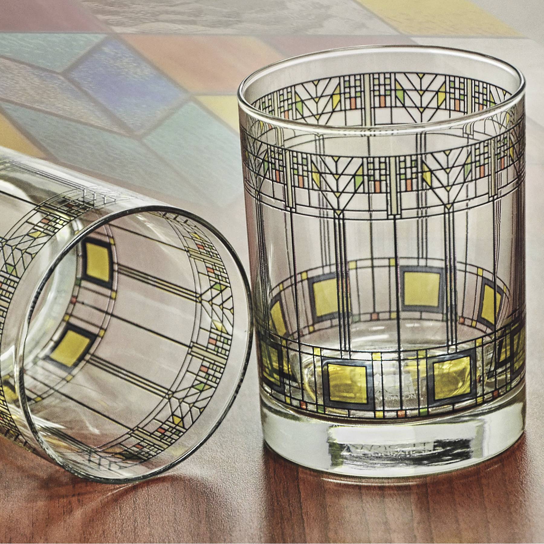 Frank Lloyd Wright® Tree of Life Tumblers, Set of 2 - Signals Catalog