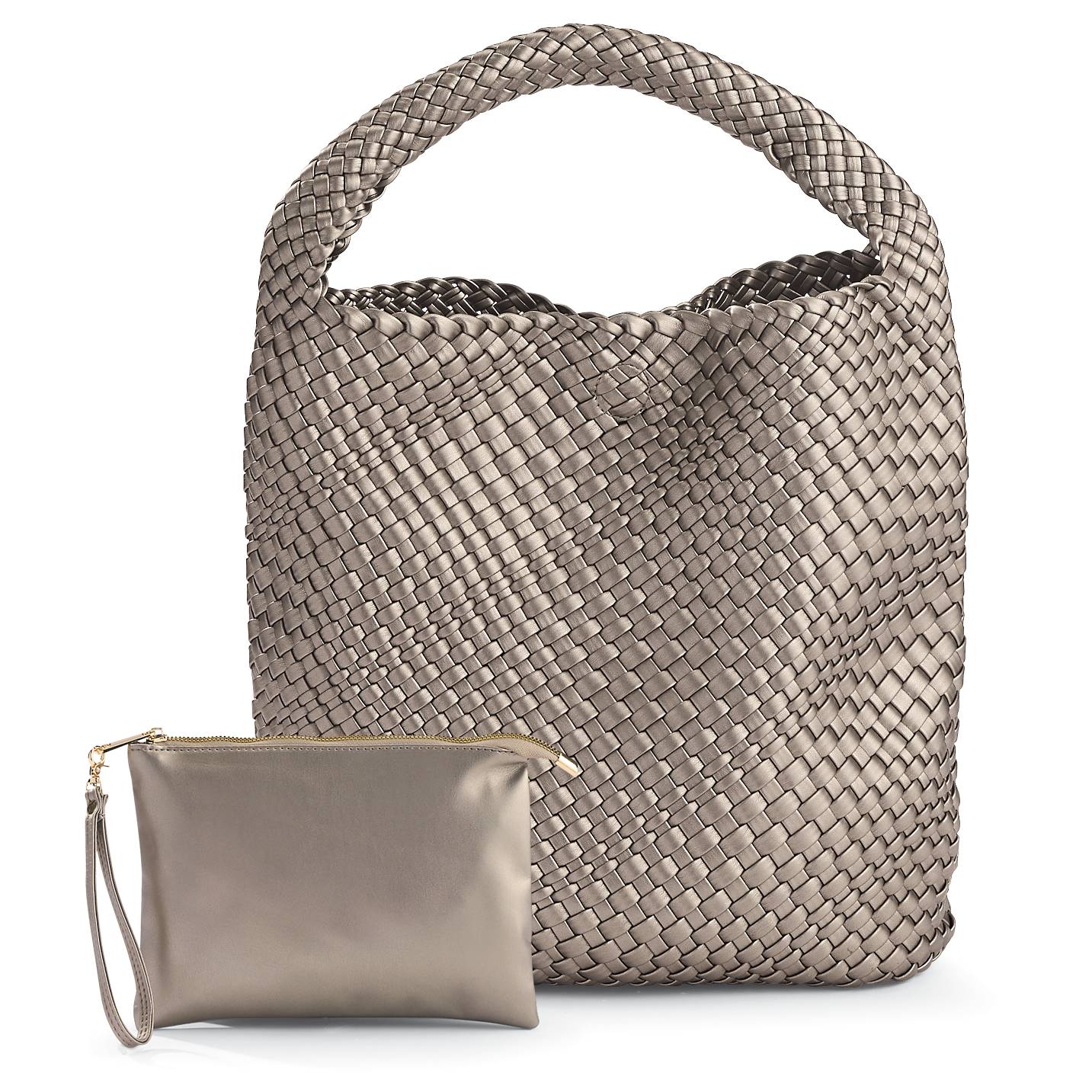 Handwoven Vegan Leather Purse Set - Signals Catalog