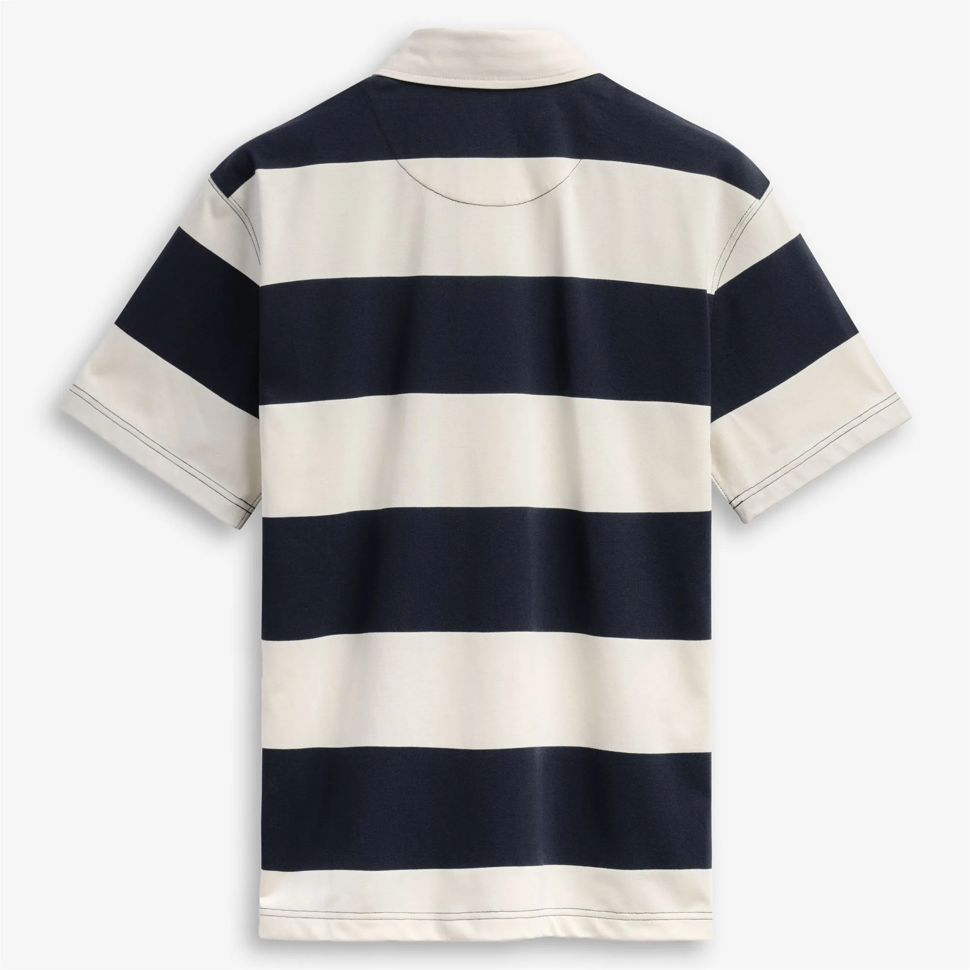 CAMPBELL SS - Polo Shirts - Polo - Unisex - WHITE NATURAL-BLUE