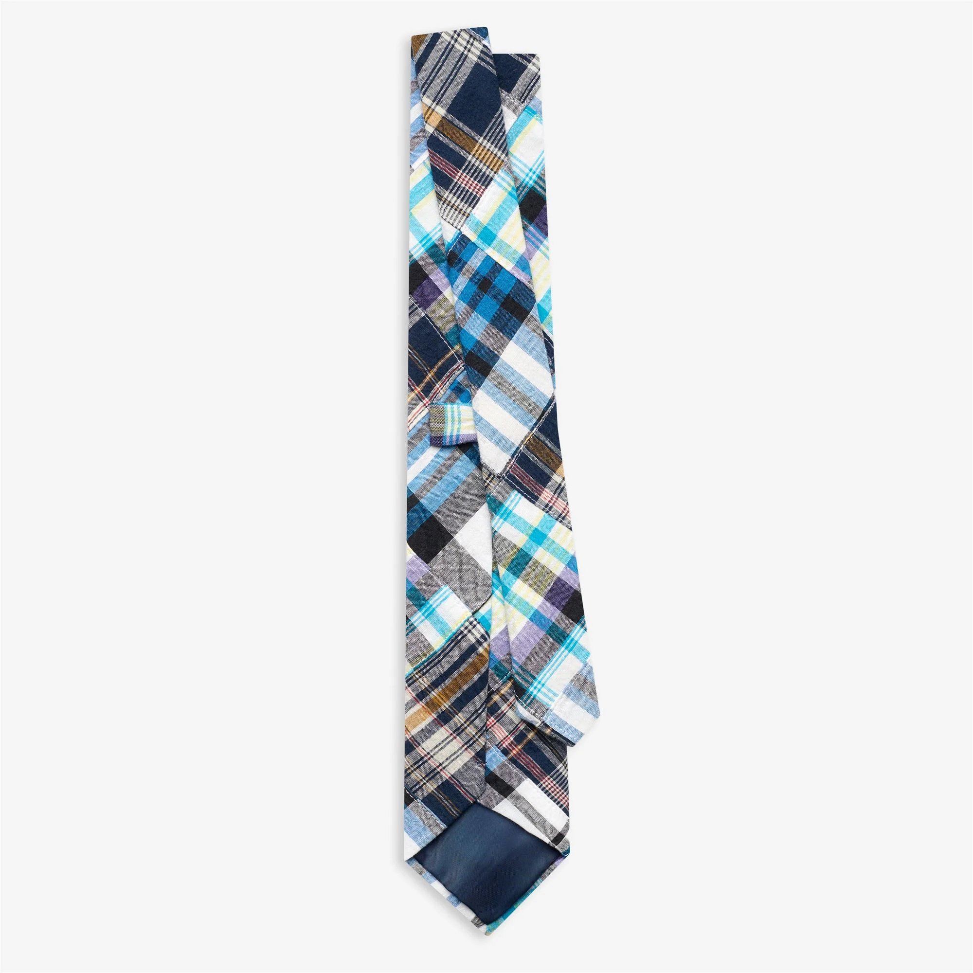 WESKEAG - Small Accessories - Tie - Man - MADRAS PATCHWORK BLUE