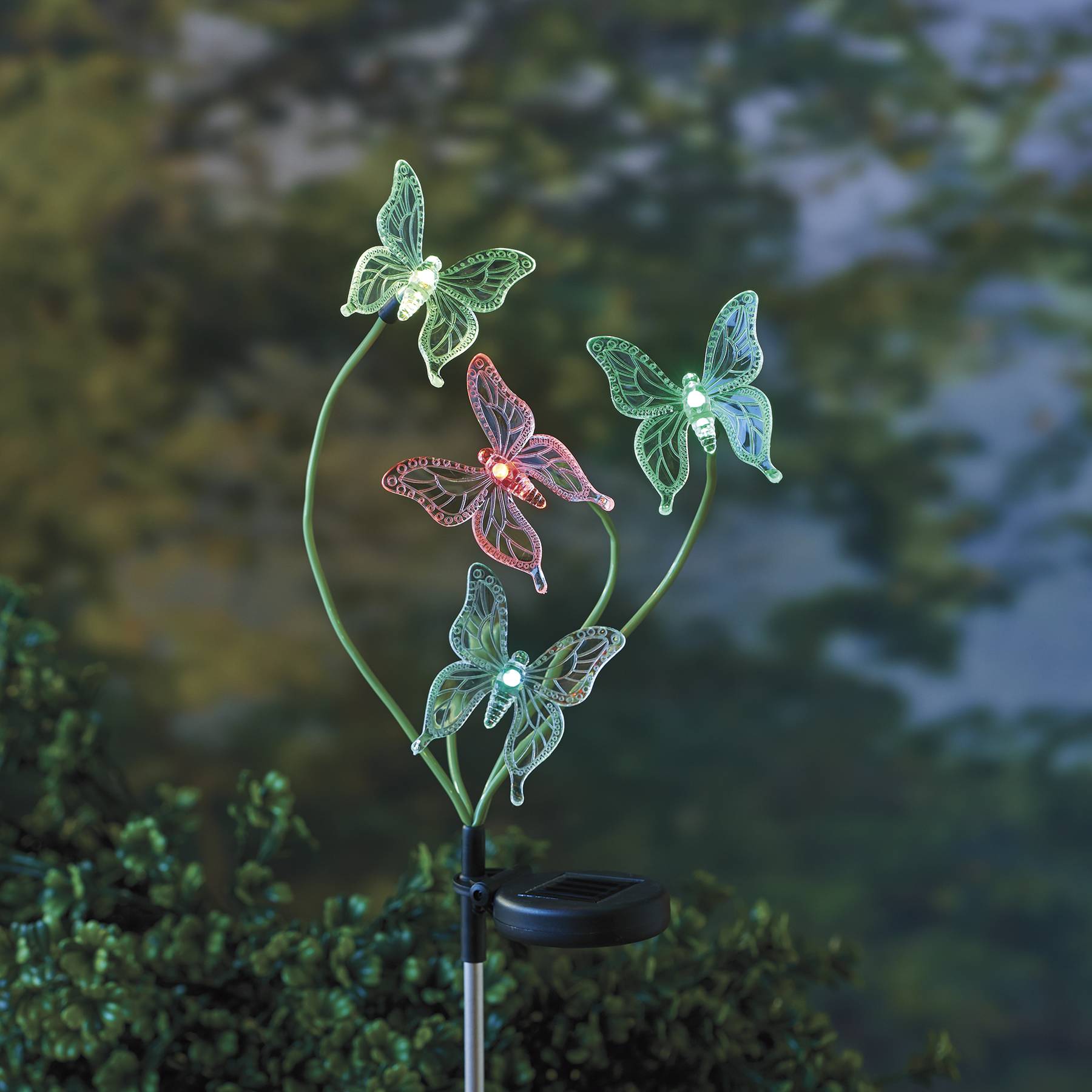 Butterfly Color-Changing Solar Garden Stake - Signals Catalog