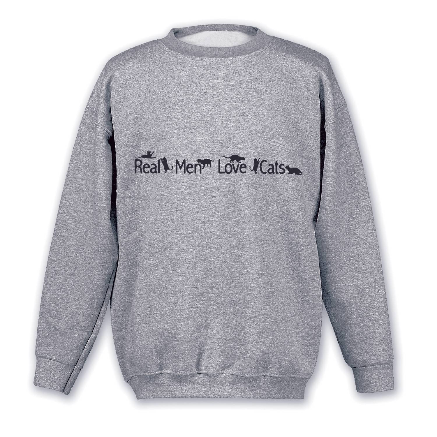 Real Men Love Cats Sweatshirt - Signals Catalog