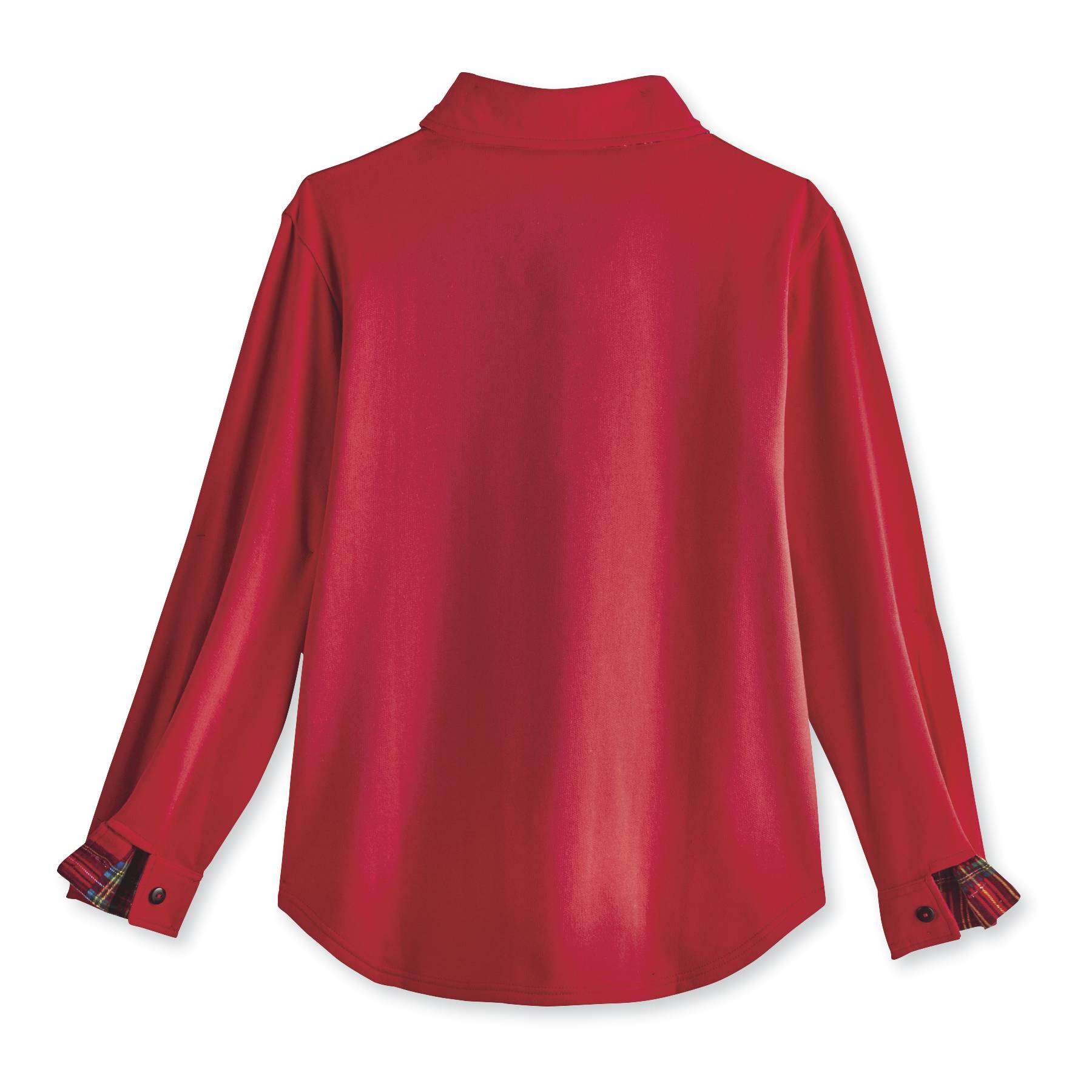Red Tartan Shirt Jacket - Signals Catalog