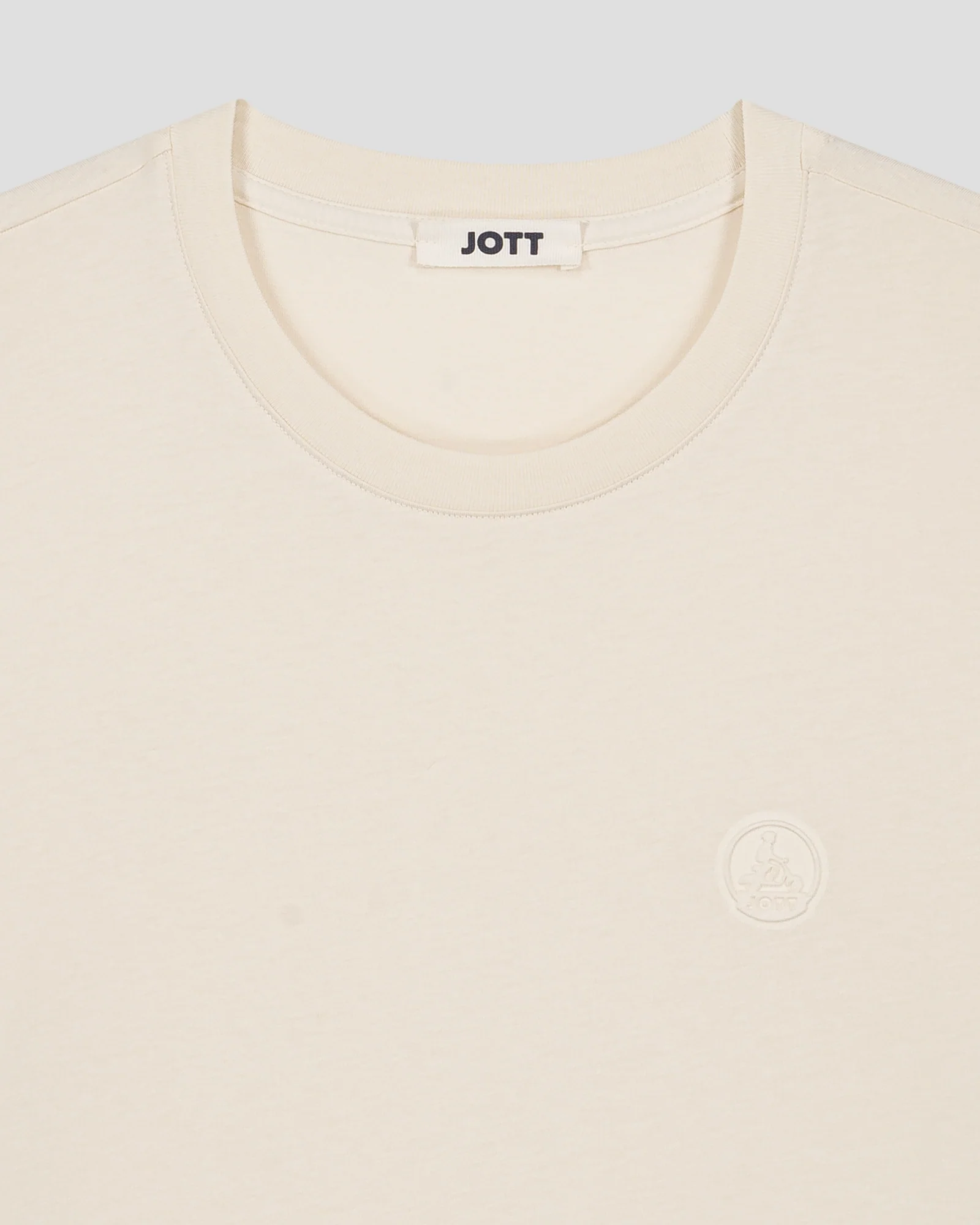 T-shirt à col rond homme en coton Naturel Pedro