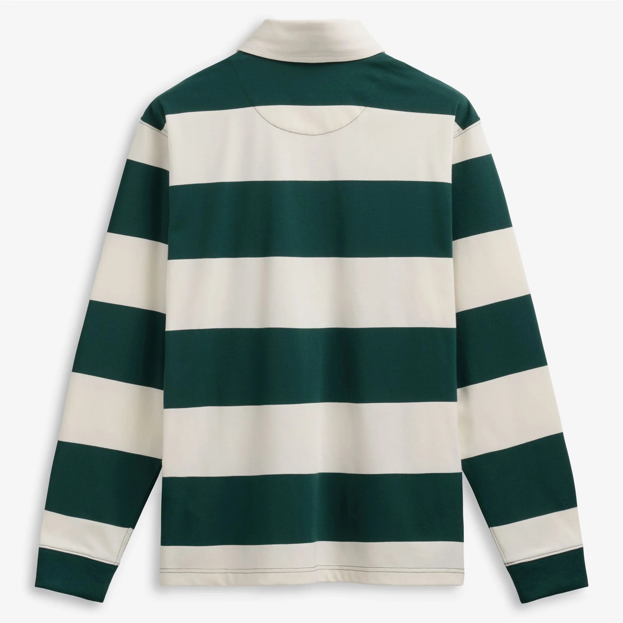 CAMPBELL LS - Polo Shirts - Polo - Unisex - WHITE NATURAL-GREEN