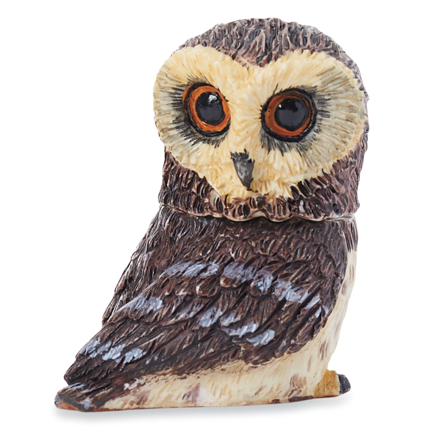 Hand-Painted Owl Pot Bellys® Box - Signals Catalog