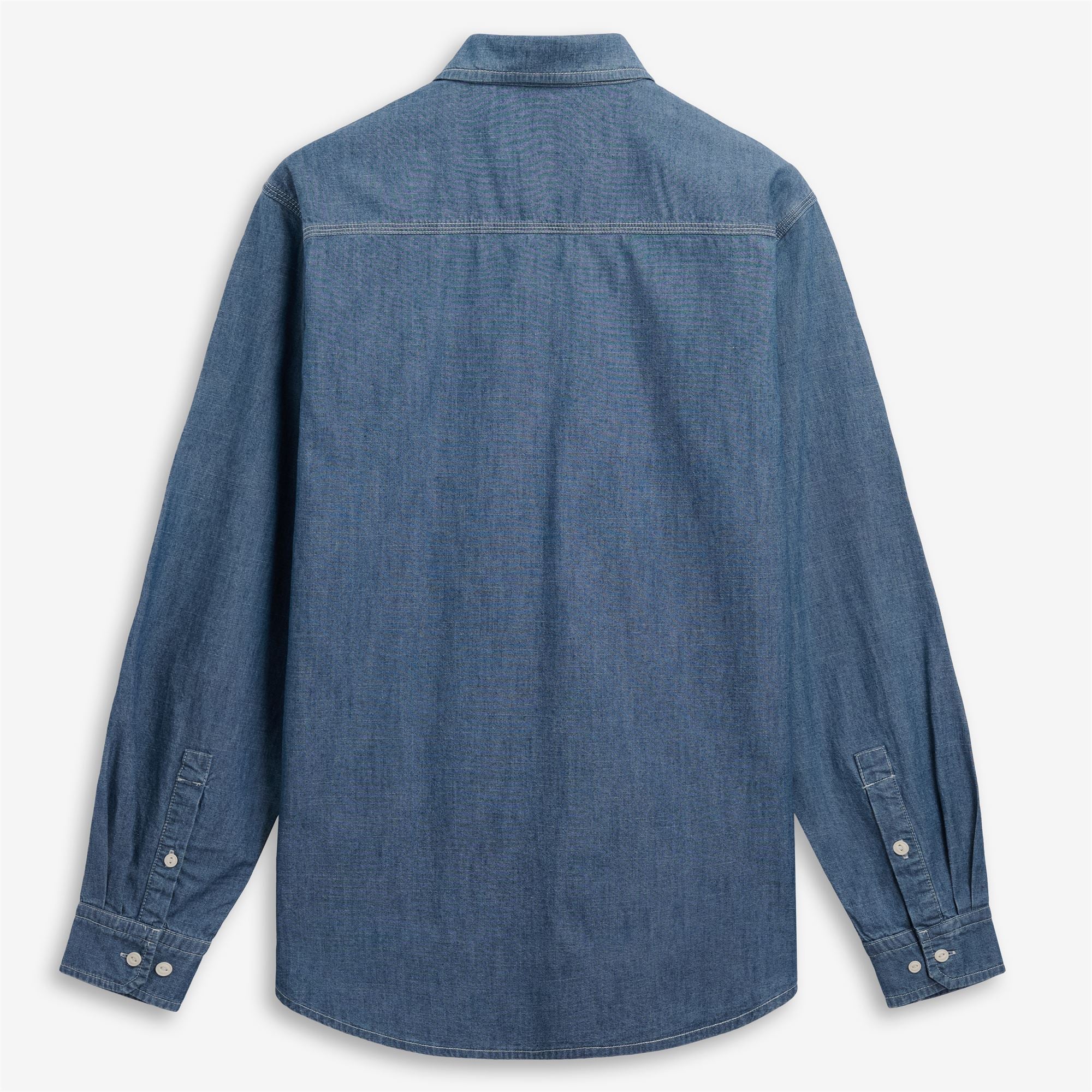 SHEETBEND CHAMBRAY - SHIRTS - Casual - Unisex - BLUE INDIGO