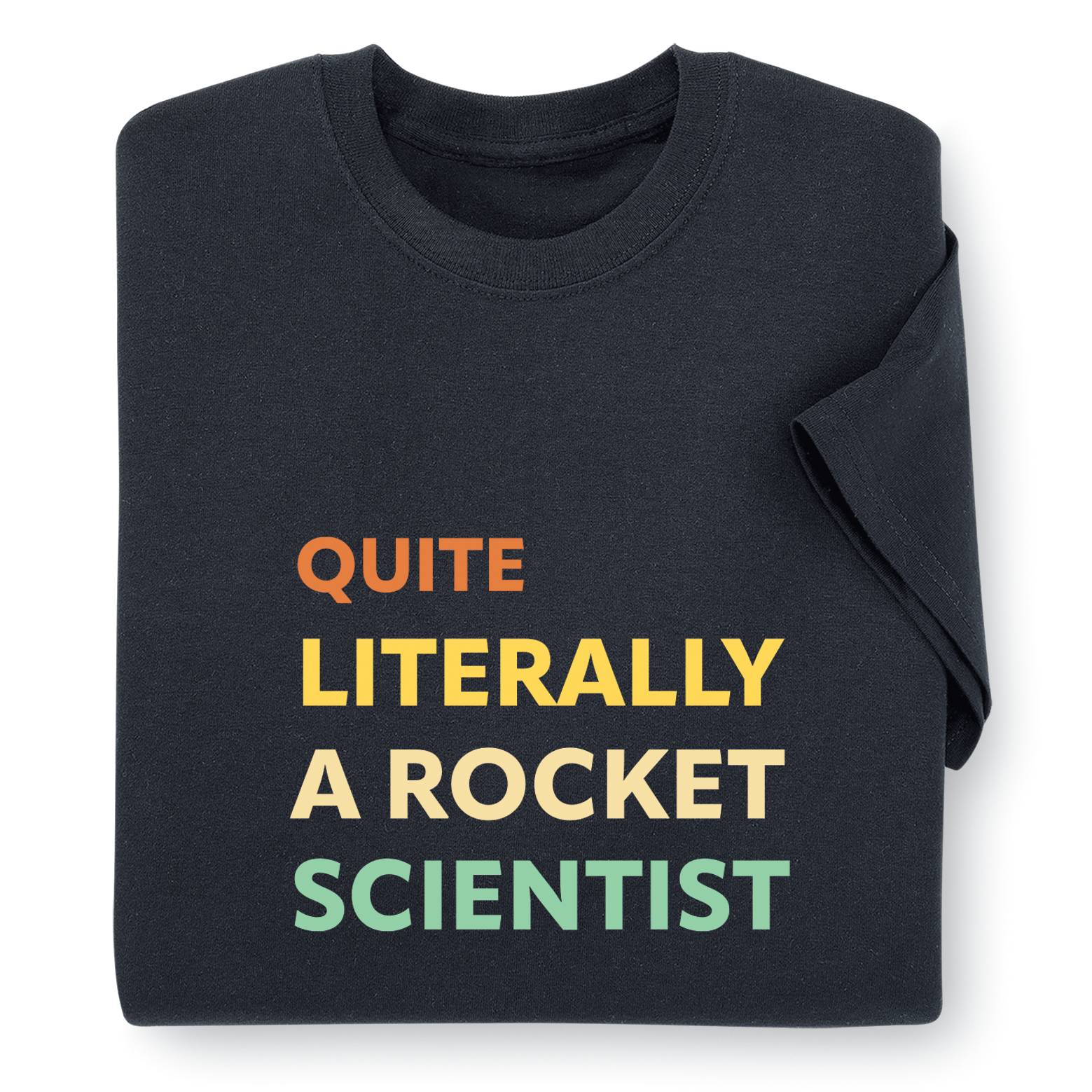 Rocket Scientist T-Shirt, Short Sleeve, Cotton - Signals Catalog