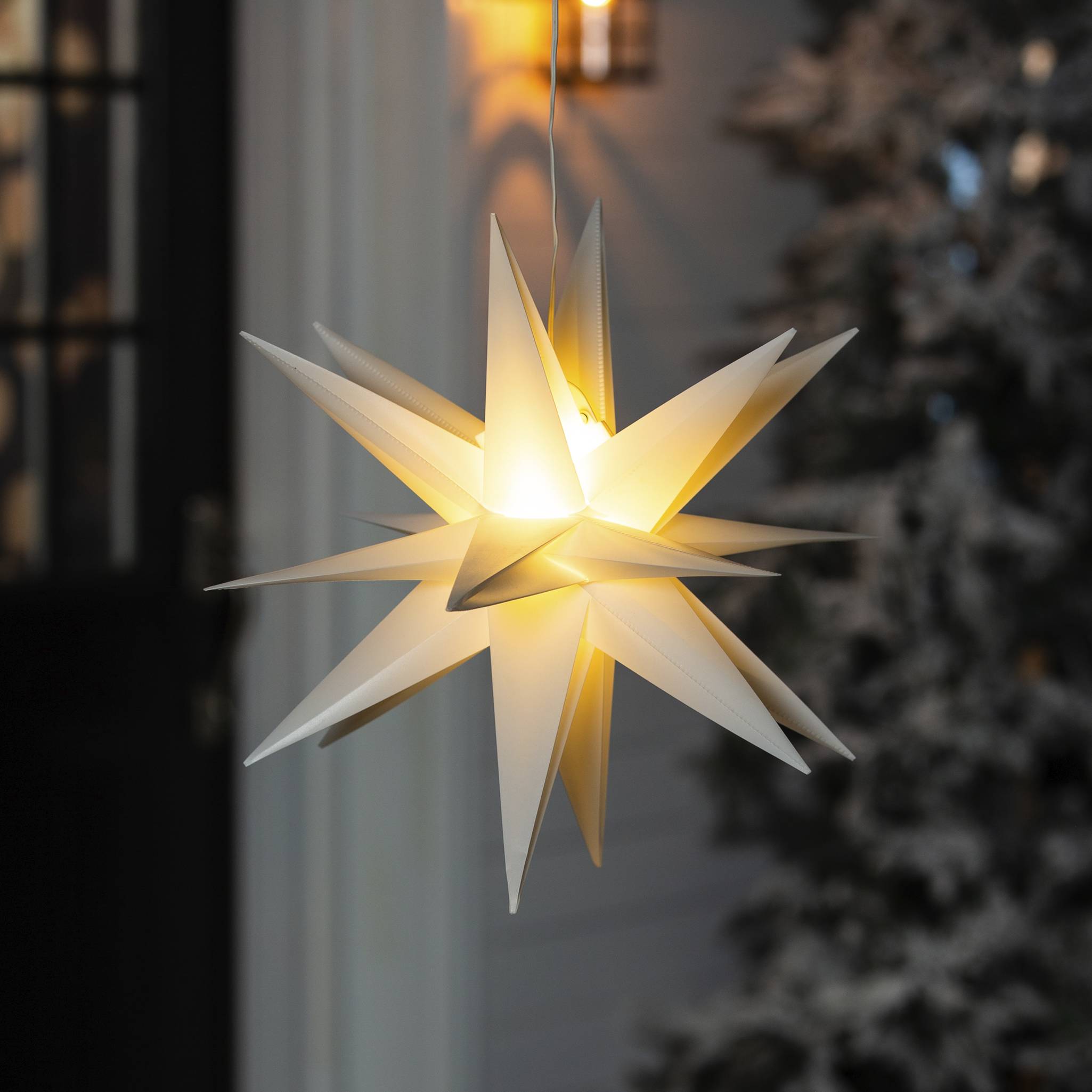 LED Collapsible Hanging Star Outdoor Lantern - Signals Catalog