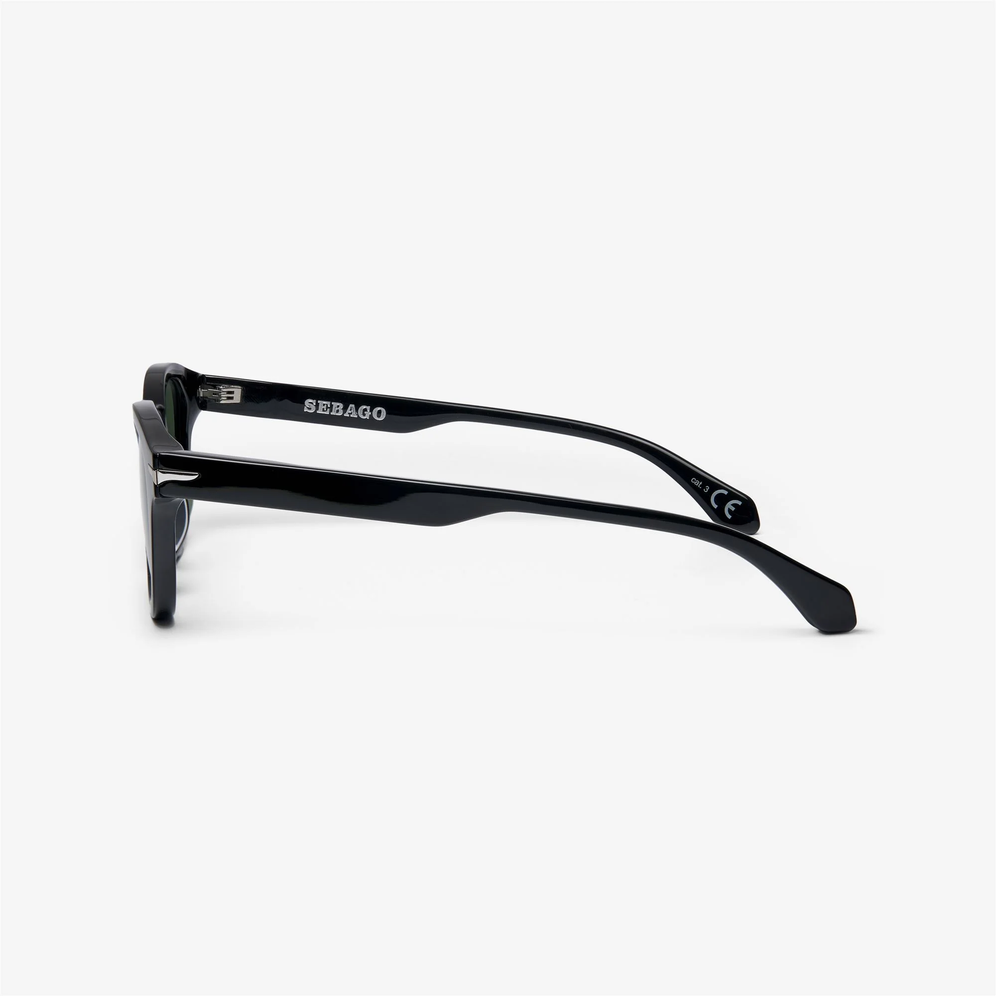 DAN - Glasses - Sunglasses - Unisex - BLACK-GREEN