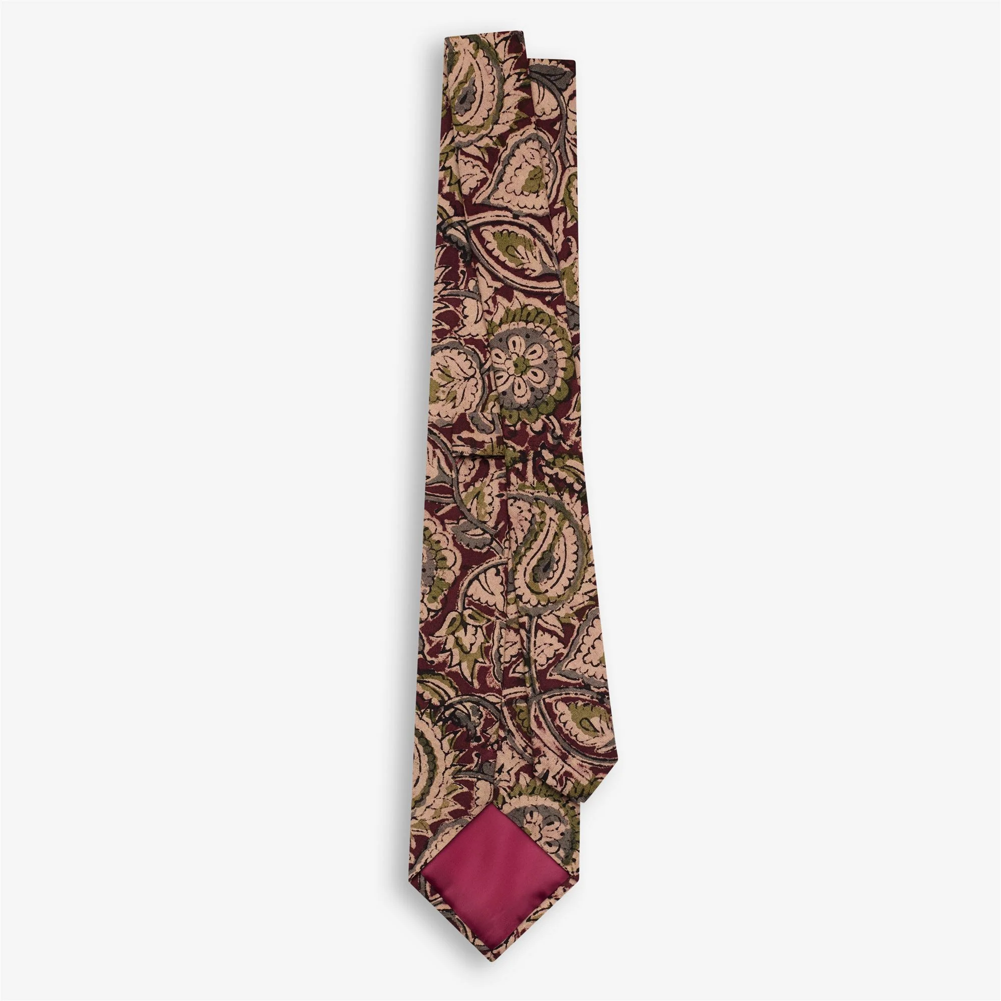 EASTBROOK TIE - Small Accessories - Tie - Man - FANCY BEIGE-GREEN-BORDEAUX