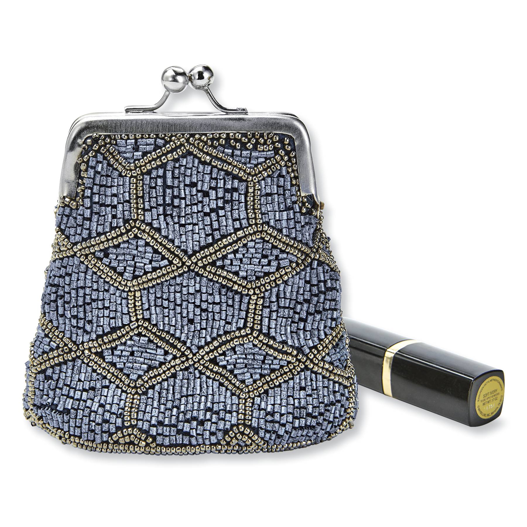 Beaded Kiss Lock Coin Purse - Signals Catalog
