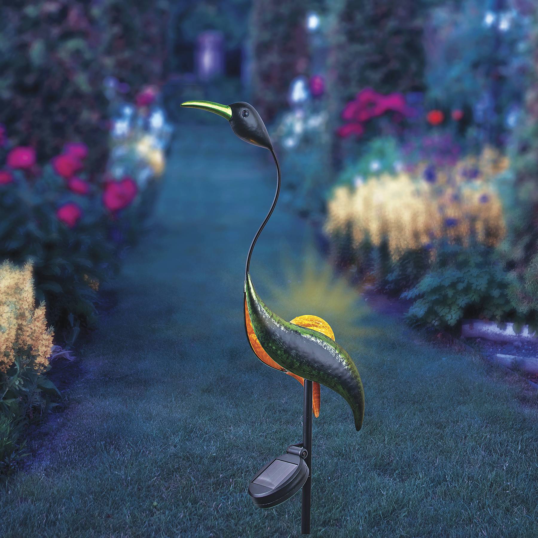 Crane Solar Garden Stake - Signals Catalog