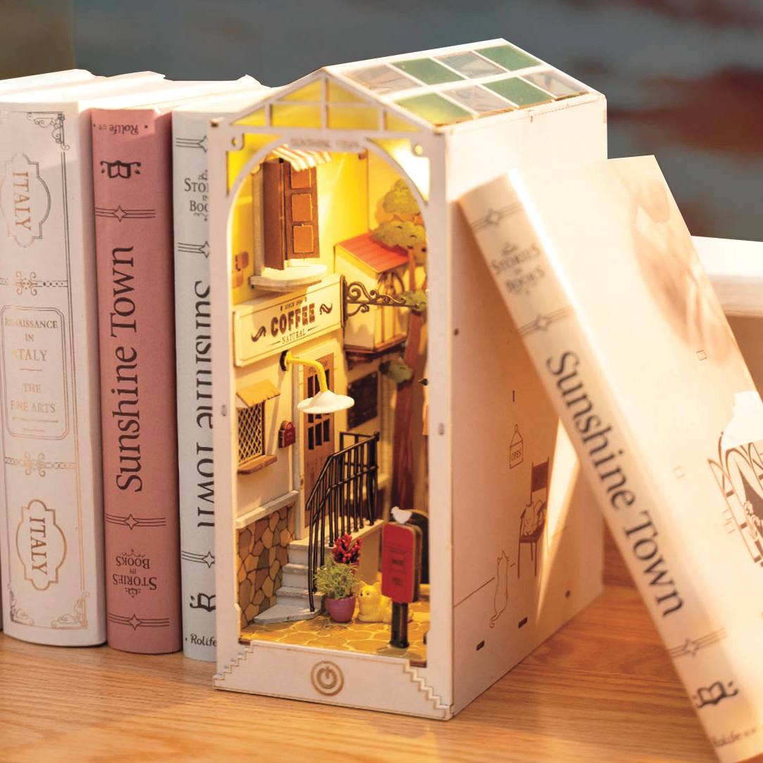 DIY Book Nook Sunshine Town LED Kit, Requires 2 AA Batteries - Signals Catalog