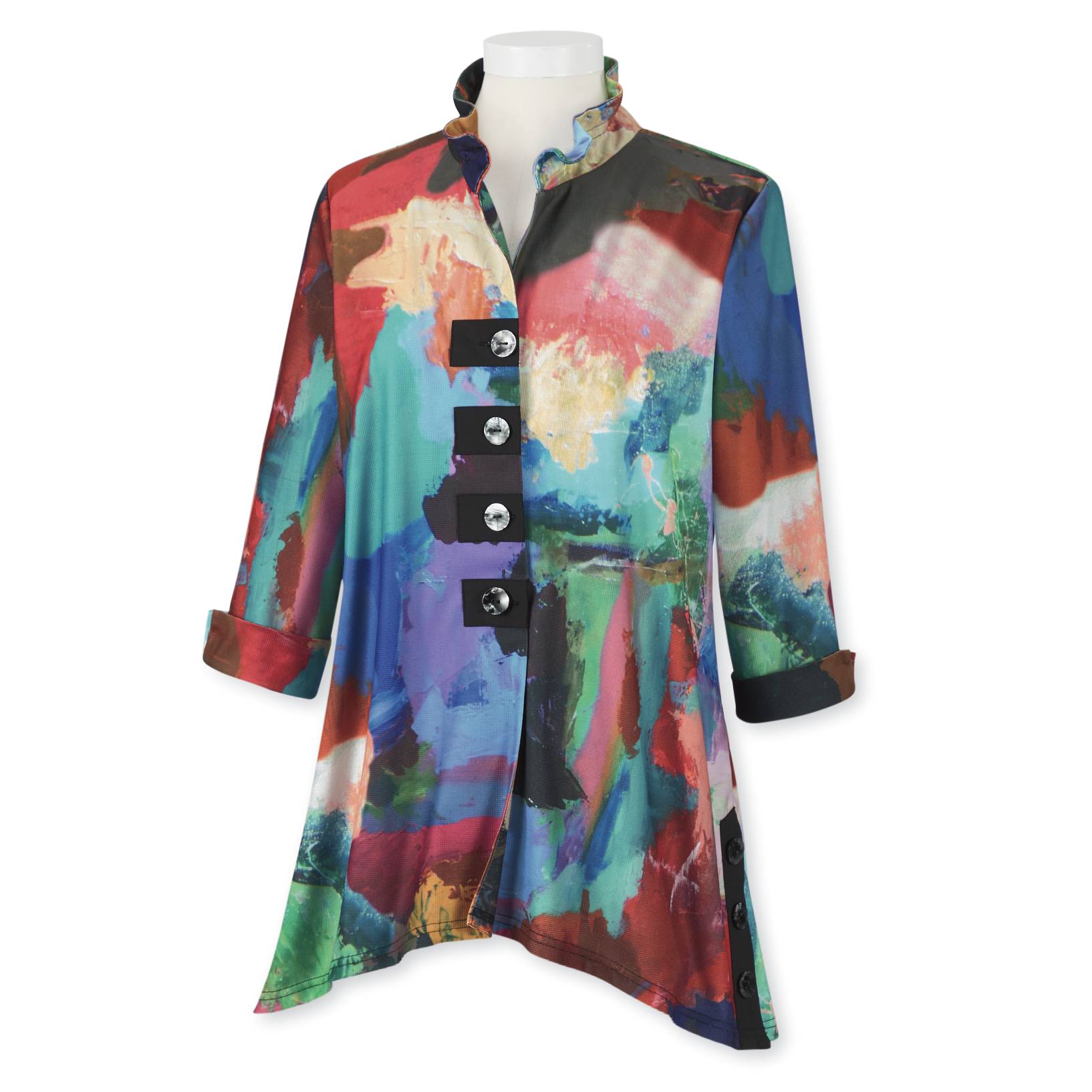 Painted Rainbow Wire Collar Jacket - Signals Catalog
