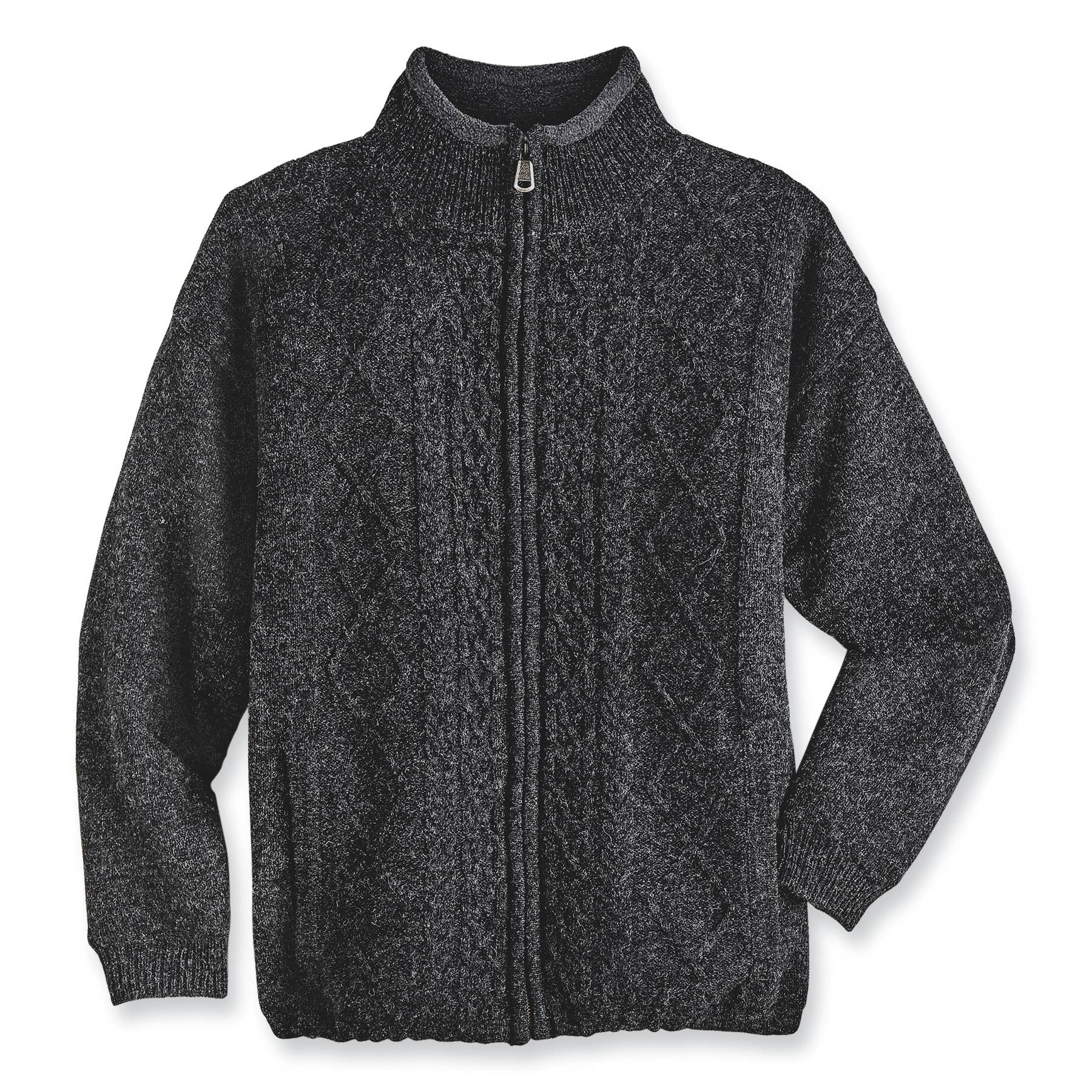 Men’s Aran Sweater Jacket - Signals Catalog