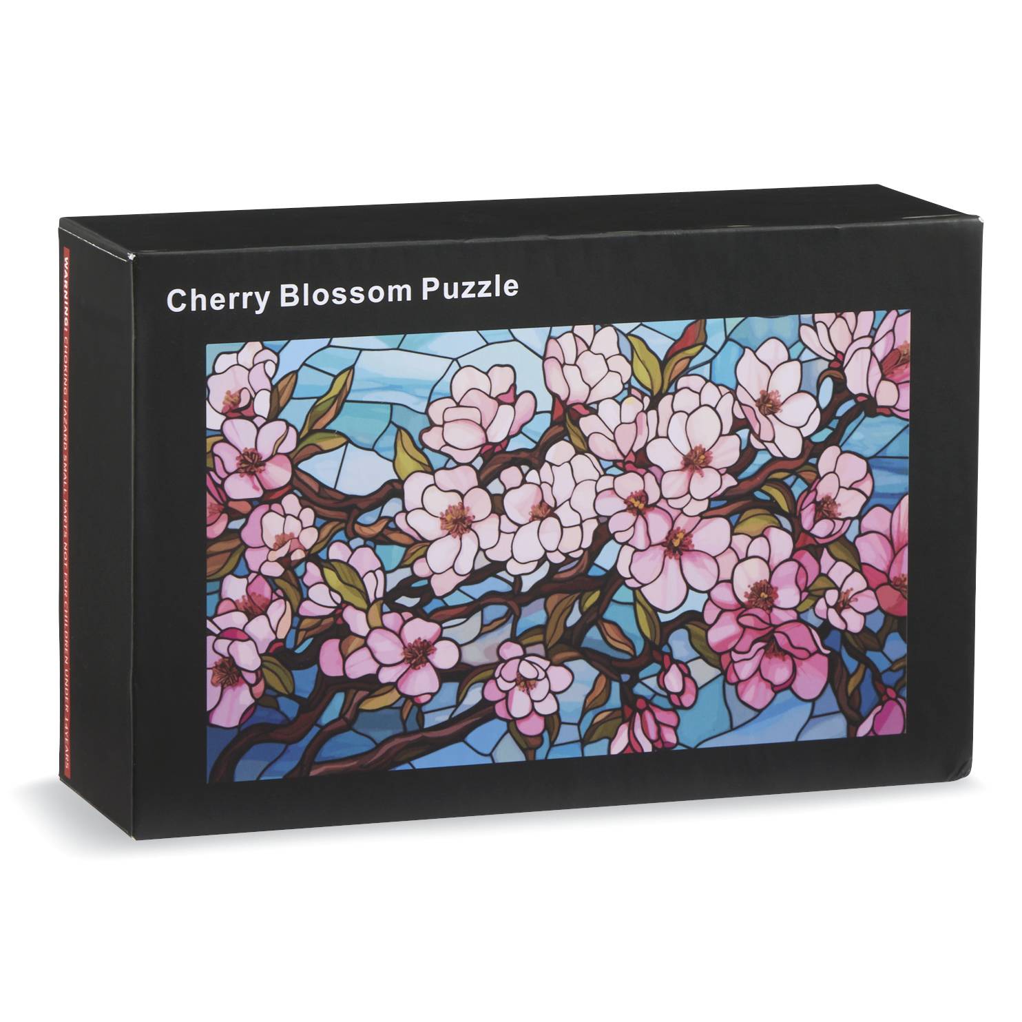 Wooden Cherry Blossom Puzzle with Challenging Thematic-Shaped Pieces - Signals Catalog