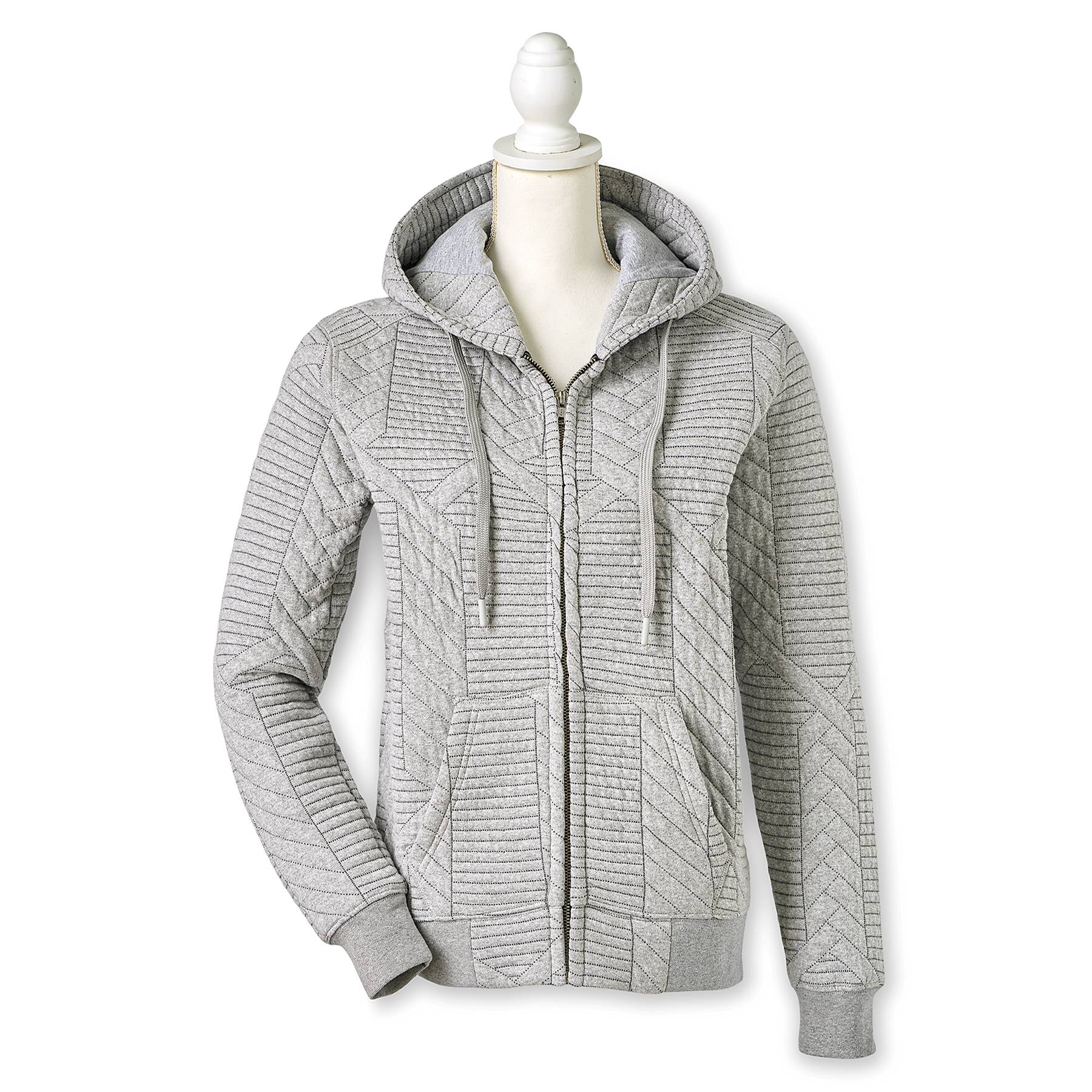 Quilted Zip Hoodie - Signals Catalog