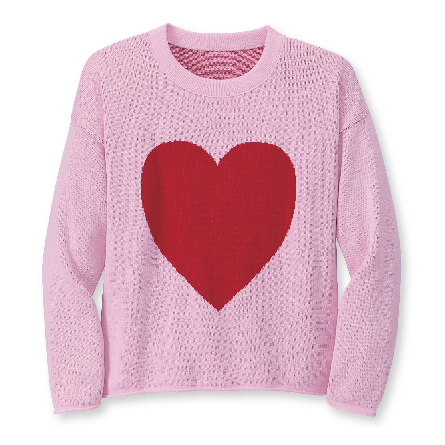 Heart Icon Sweater, Luxurious, Recycled Yarn, Nantucket - Signals Catalog
