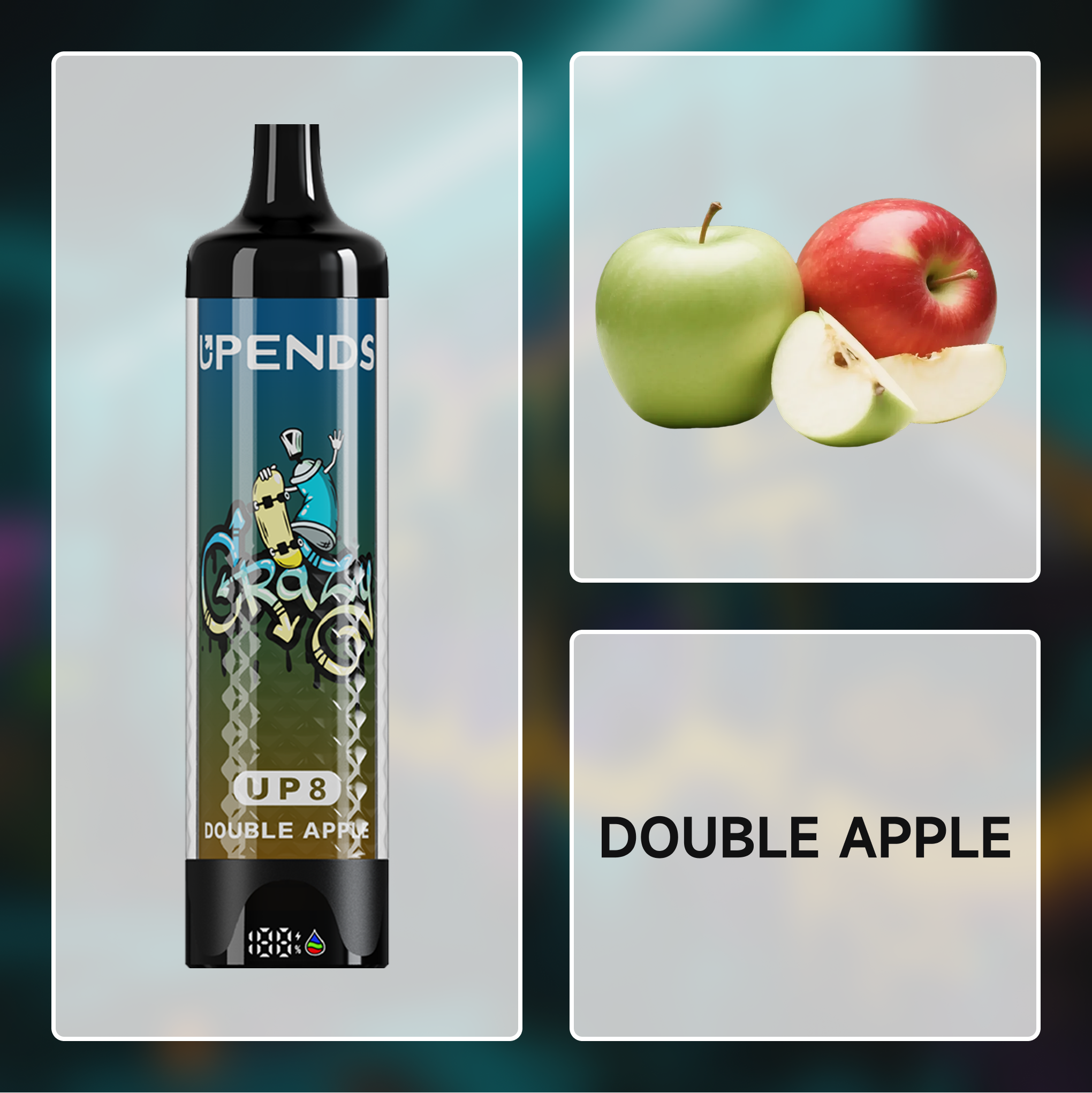 UPENDS 8-60000 PUFFS-Double Apple