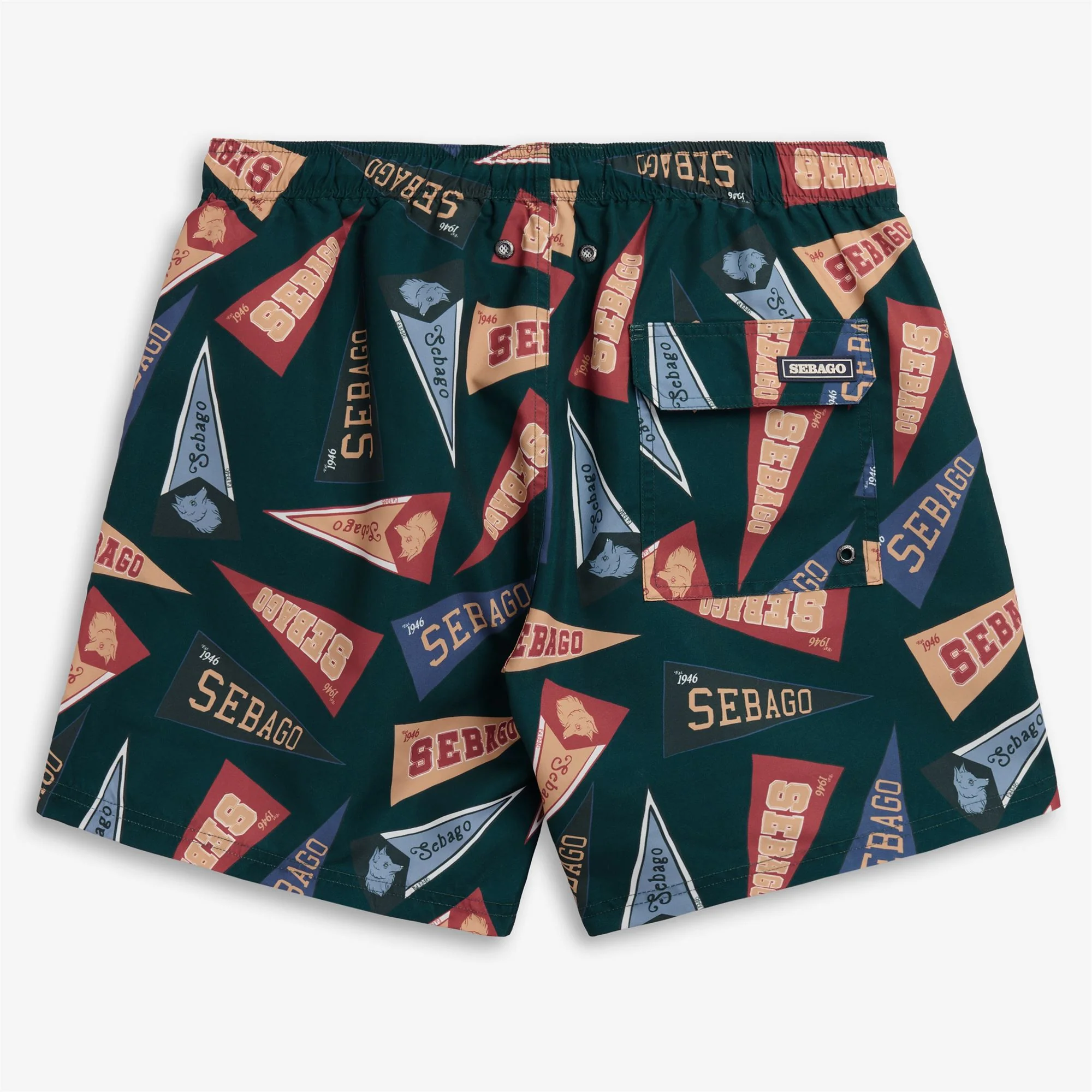 SANDBEACH - Bathing Suits - Swimming Trunks - Man - FANCY PENNANT GREEN