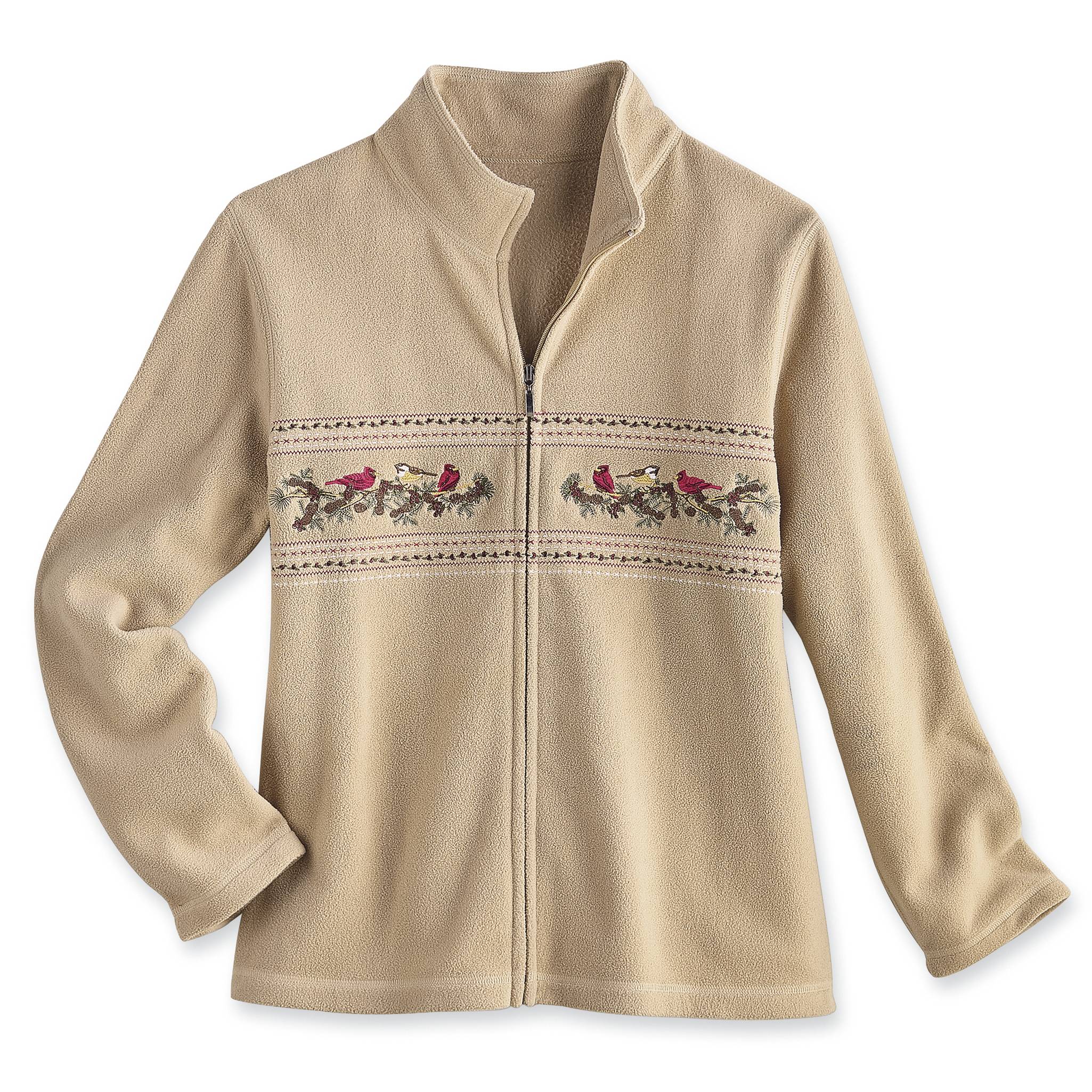 Winter Birds Fleece Jacket - Signals Catalog
