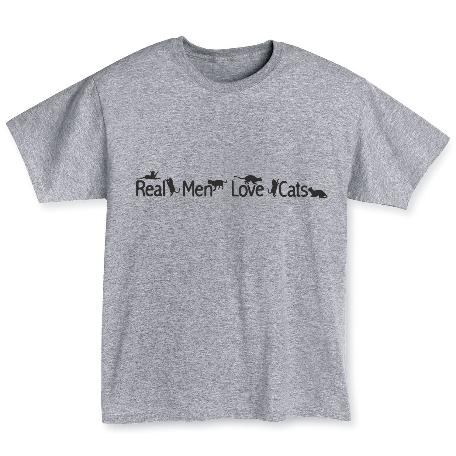 Real Men Love Cats T-Shirt - Signals Catalog