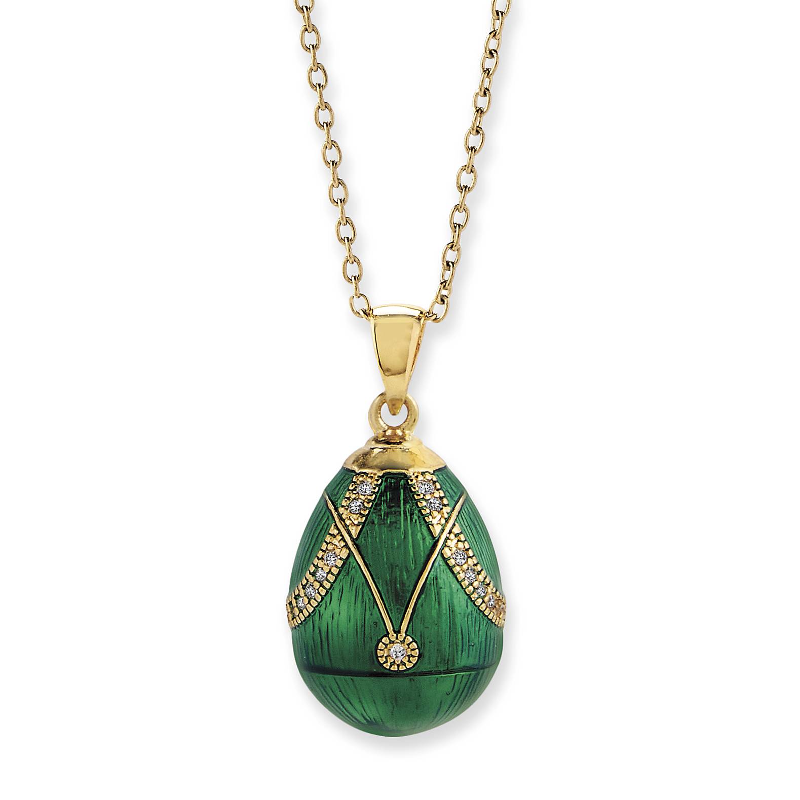 Faberge-Style Egg Necklace - Signals Catalog