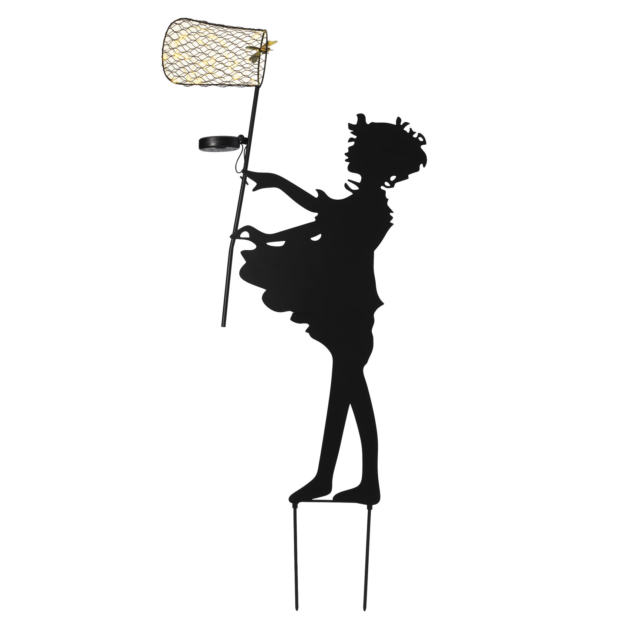 Catching Fireflies Solar Garden Stake in Sturdy Iron - Signals Catalog