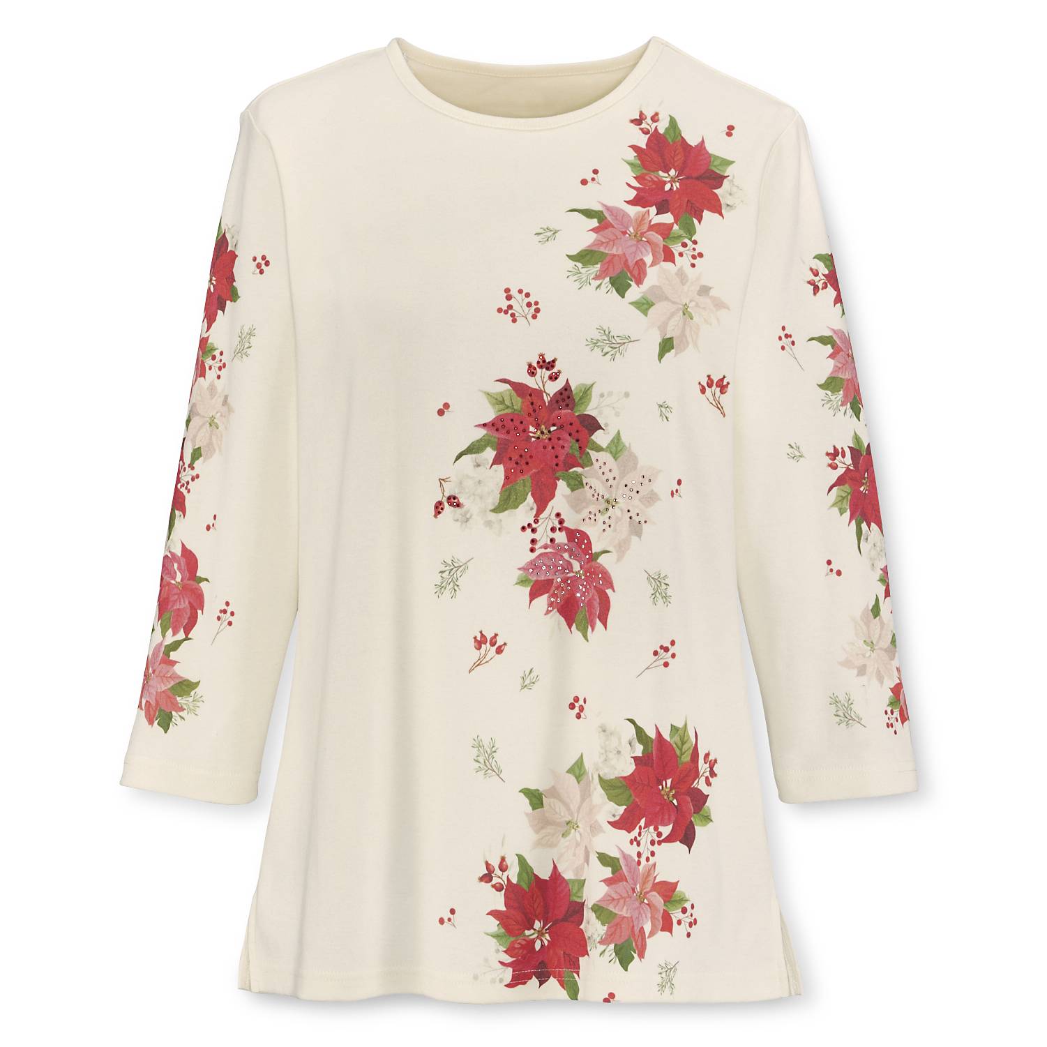Embellished Poinsettia Topper - Signals Catalog