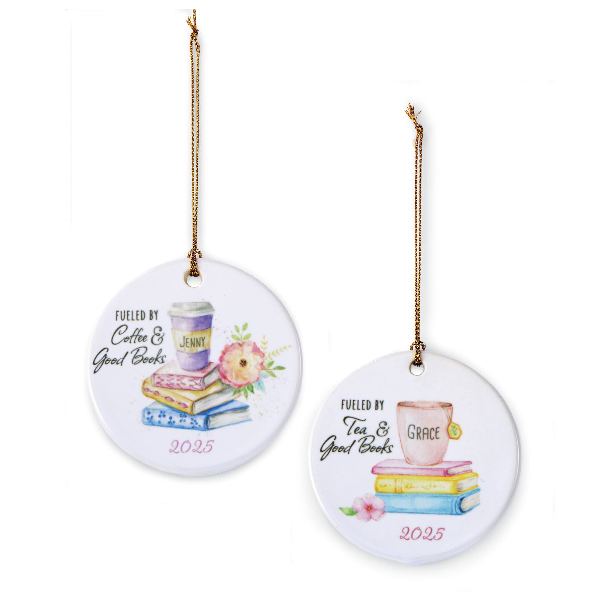 Personalized ‘Fueled by Caffeine’ Ornament - Signals Catalog